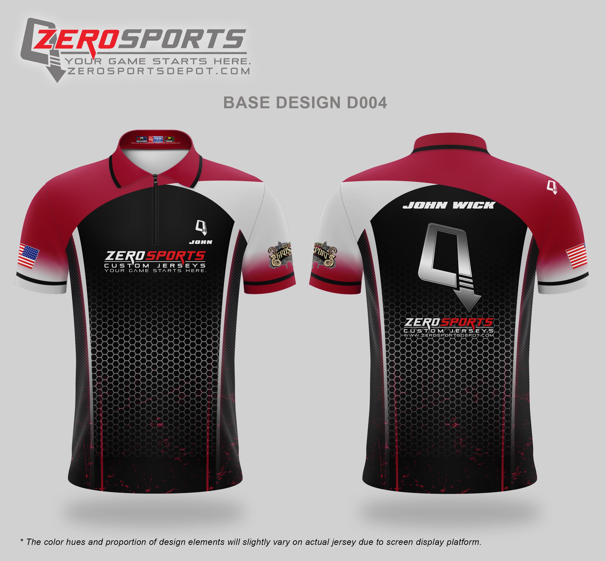 Custom Jersey Base Design #004