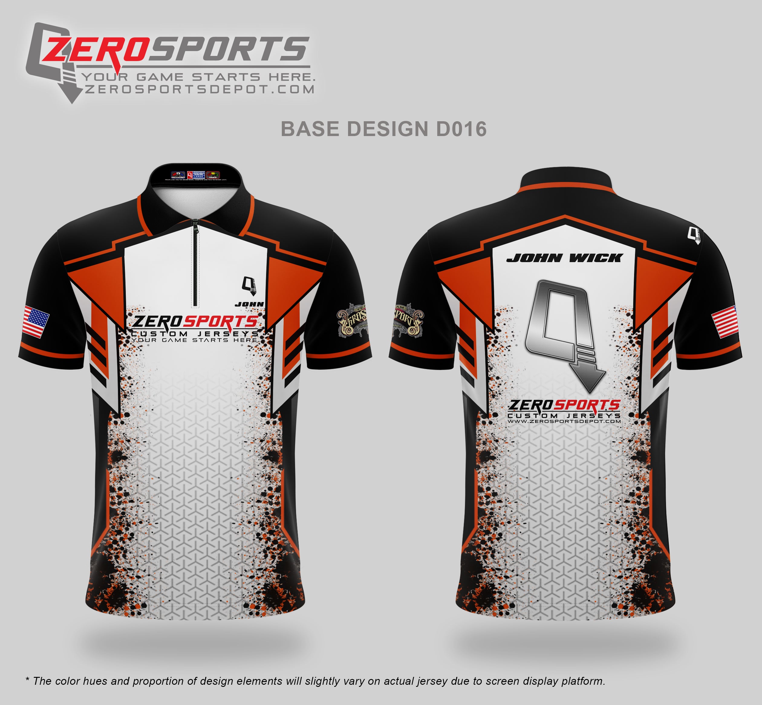 Custom Jersey Base Design #016