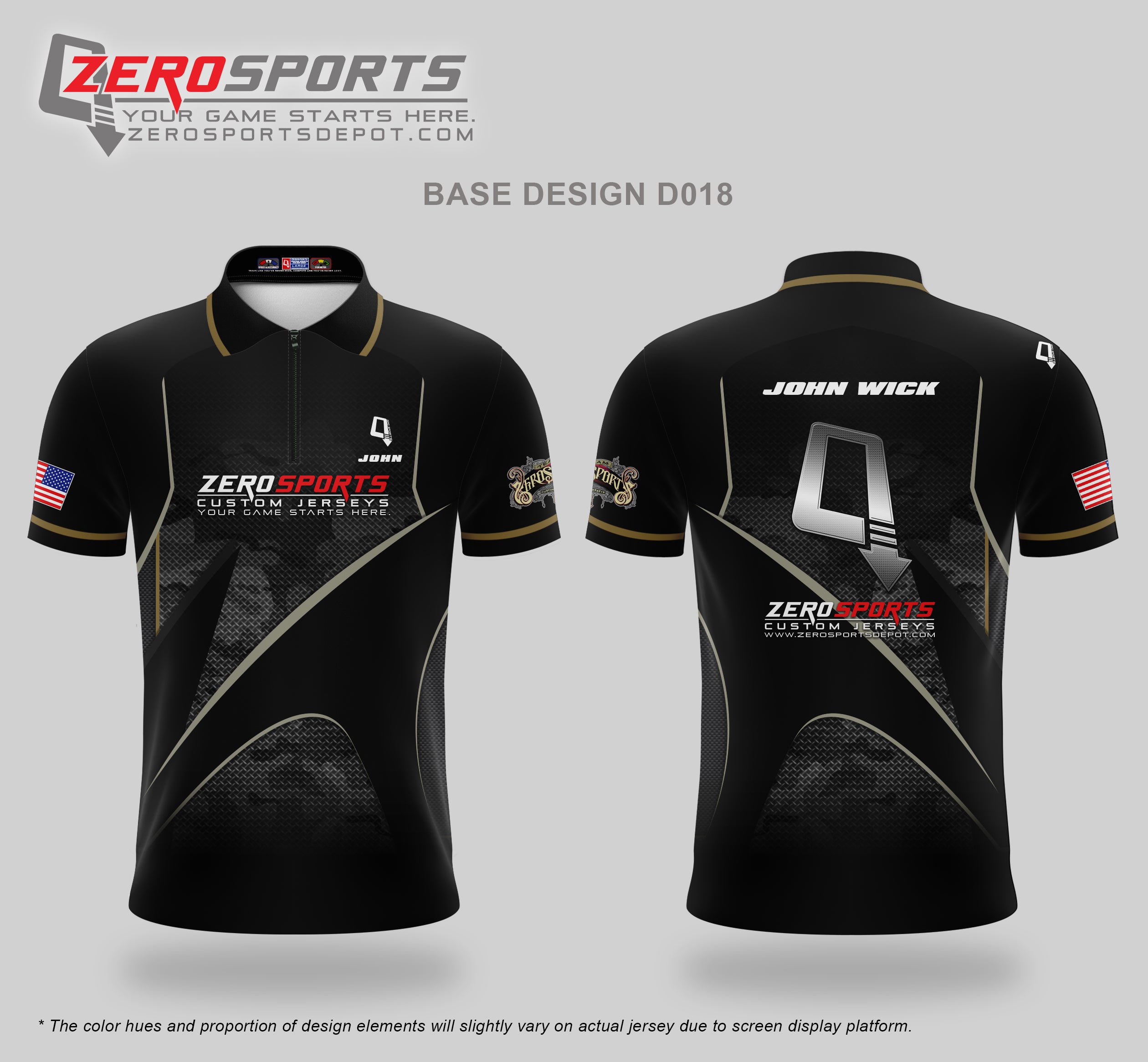 Custom Jersey Base Design #018