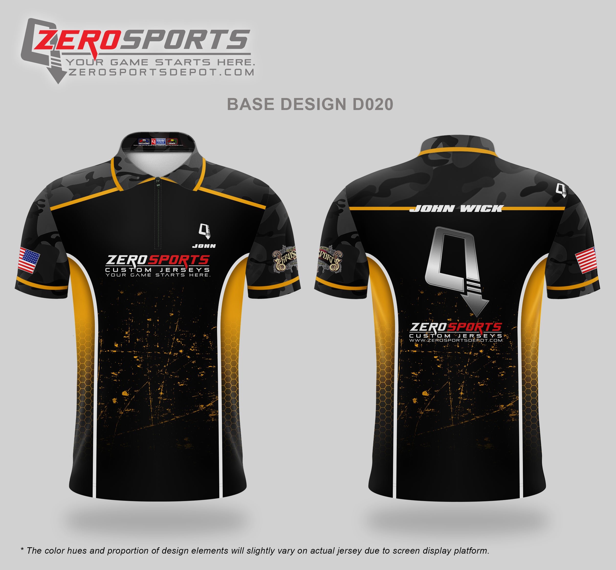 Custom Jersey Base Design #020
