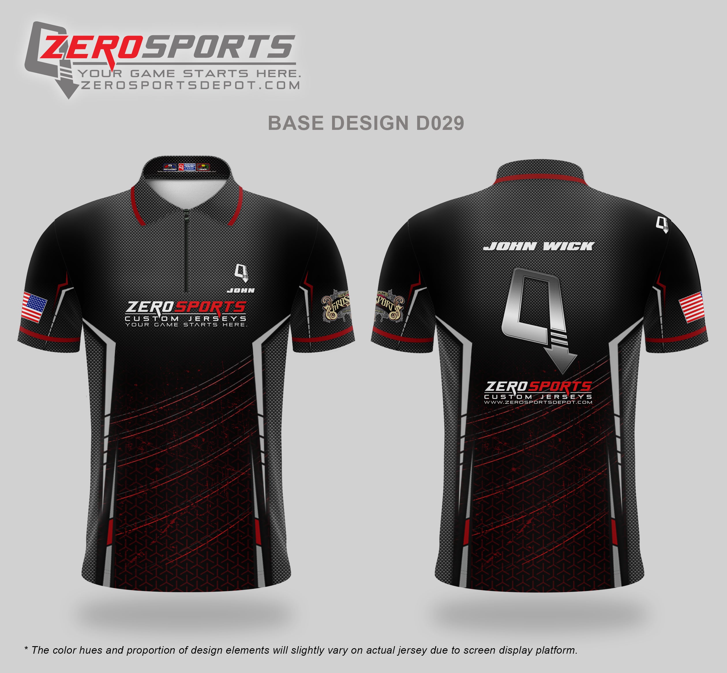 Custom Jersey Base Design #029