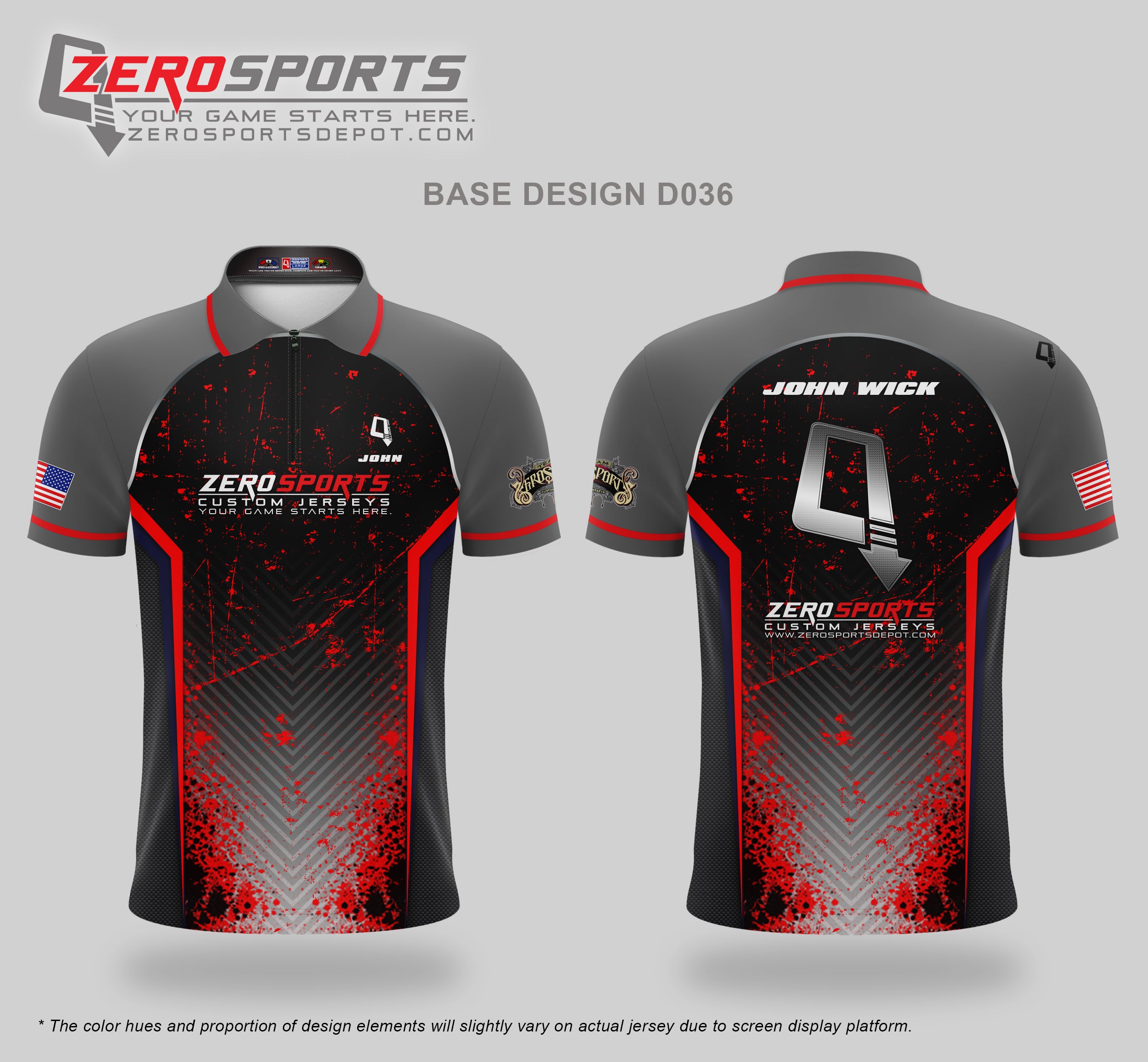 Custom Jersey Base Design #036