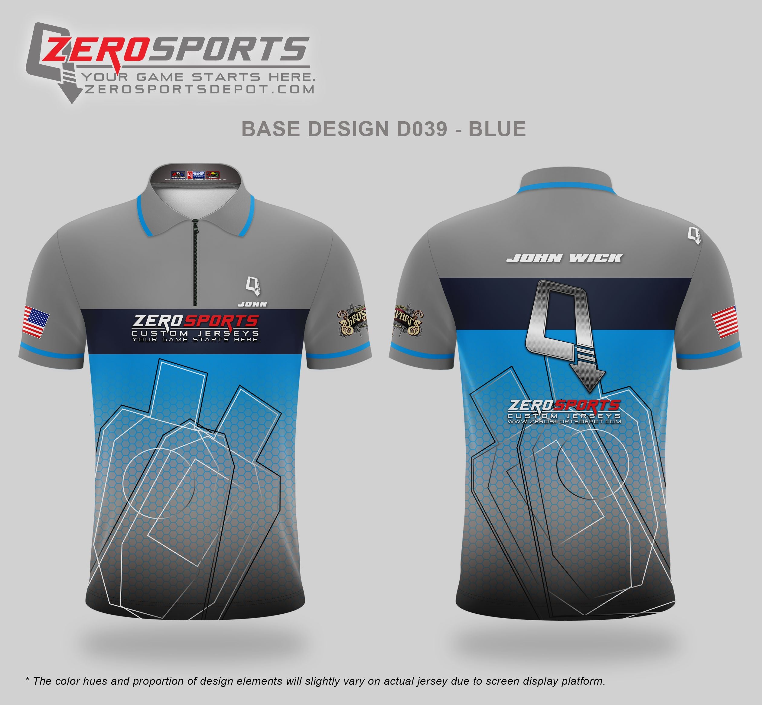 Custom Jersey Base Design #039