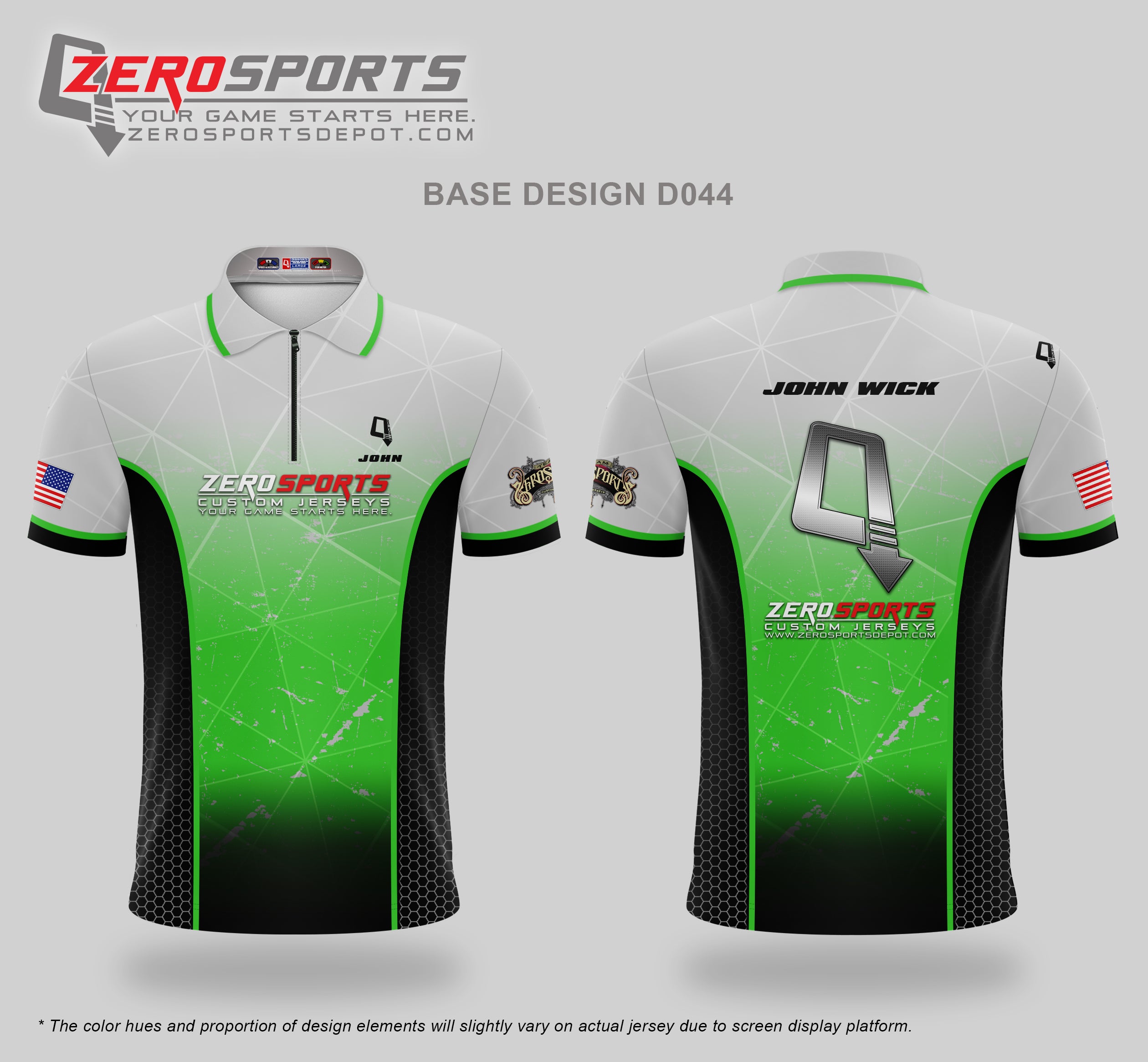 Custom Jersey Base Design #044