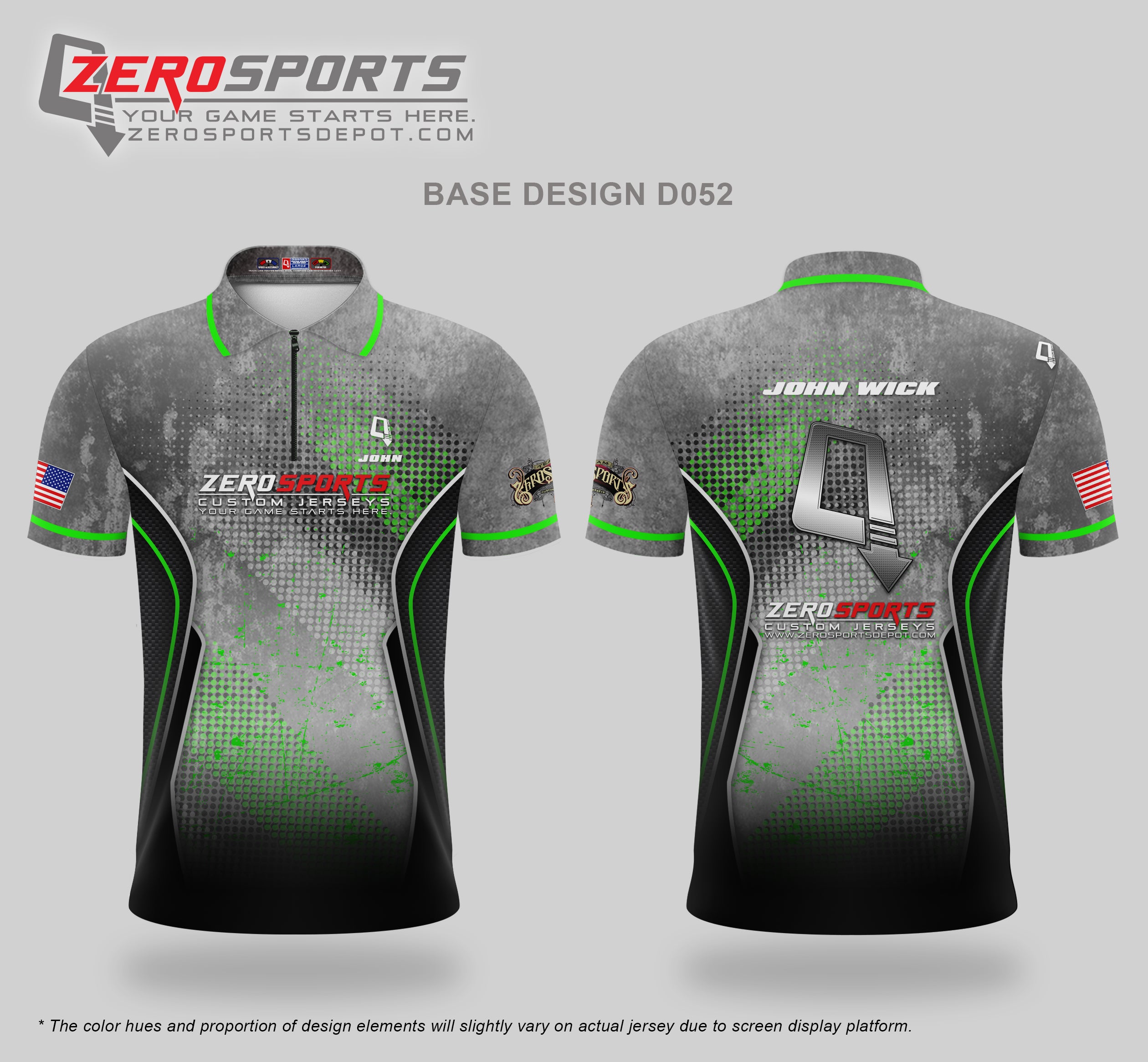Custom Jersey Base Design #052
