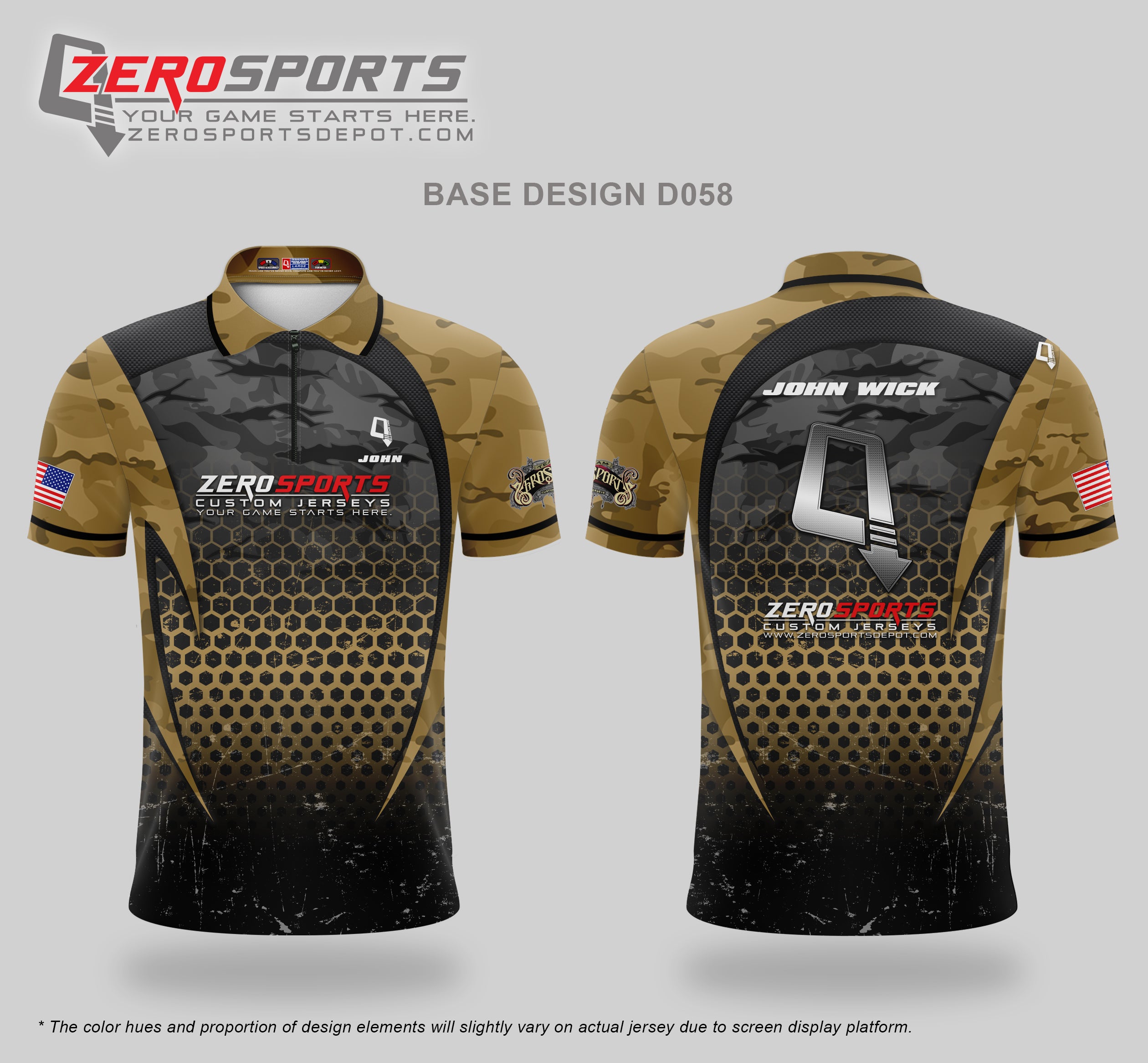 Custom Jersey Base Design #058