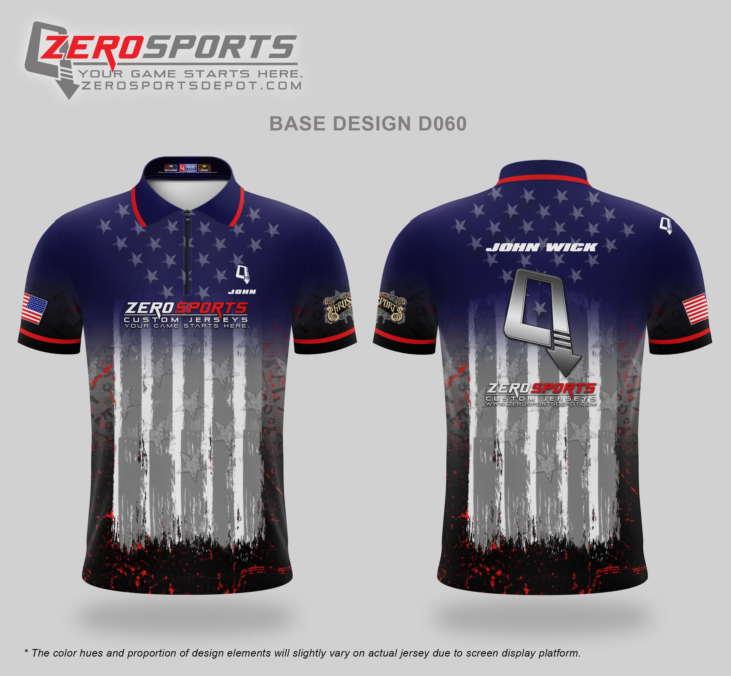 Custom Jersey Base Design #060