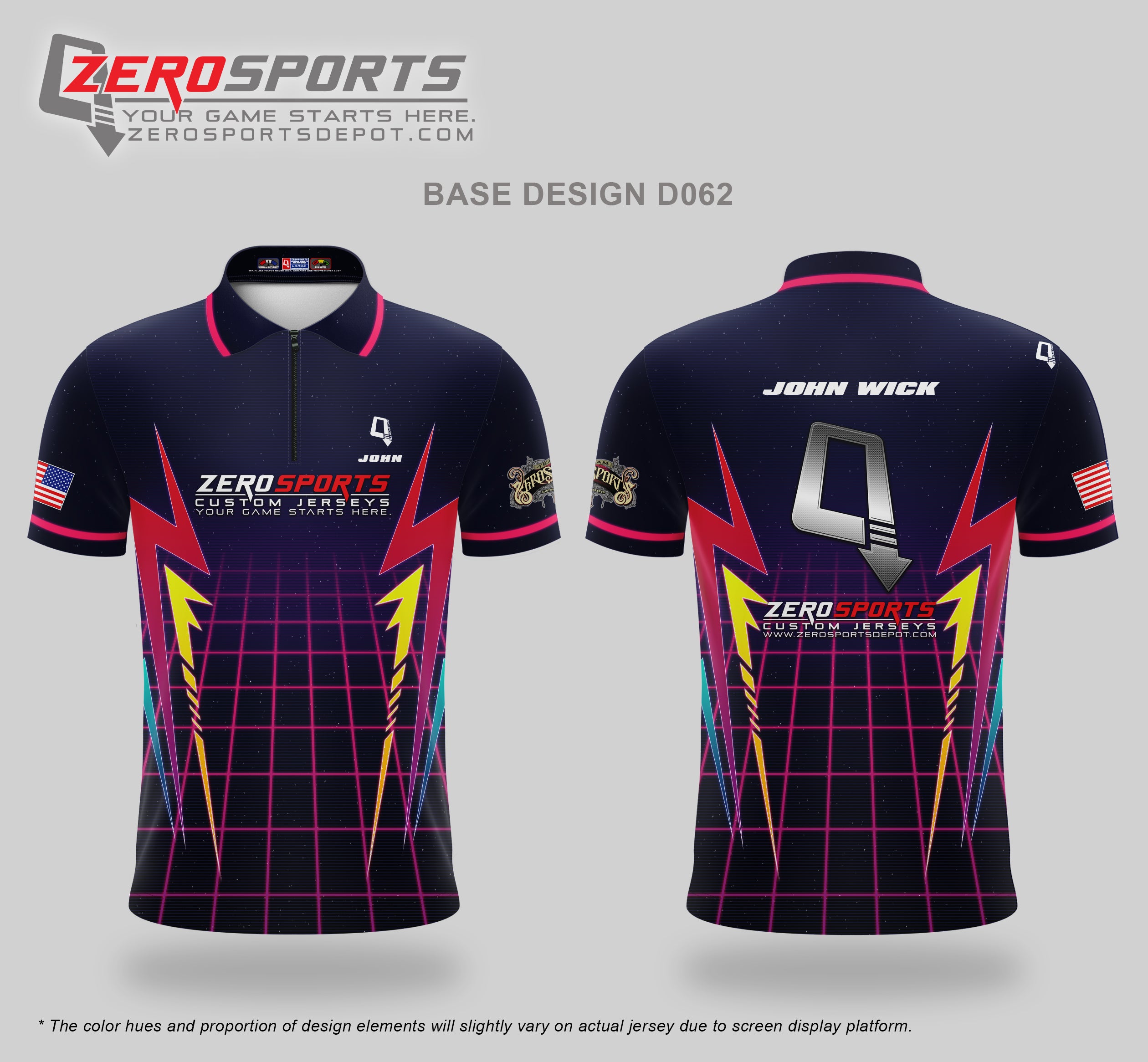 Custom Jersey Base Design #062