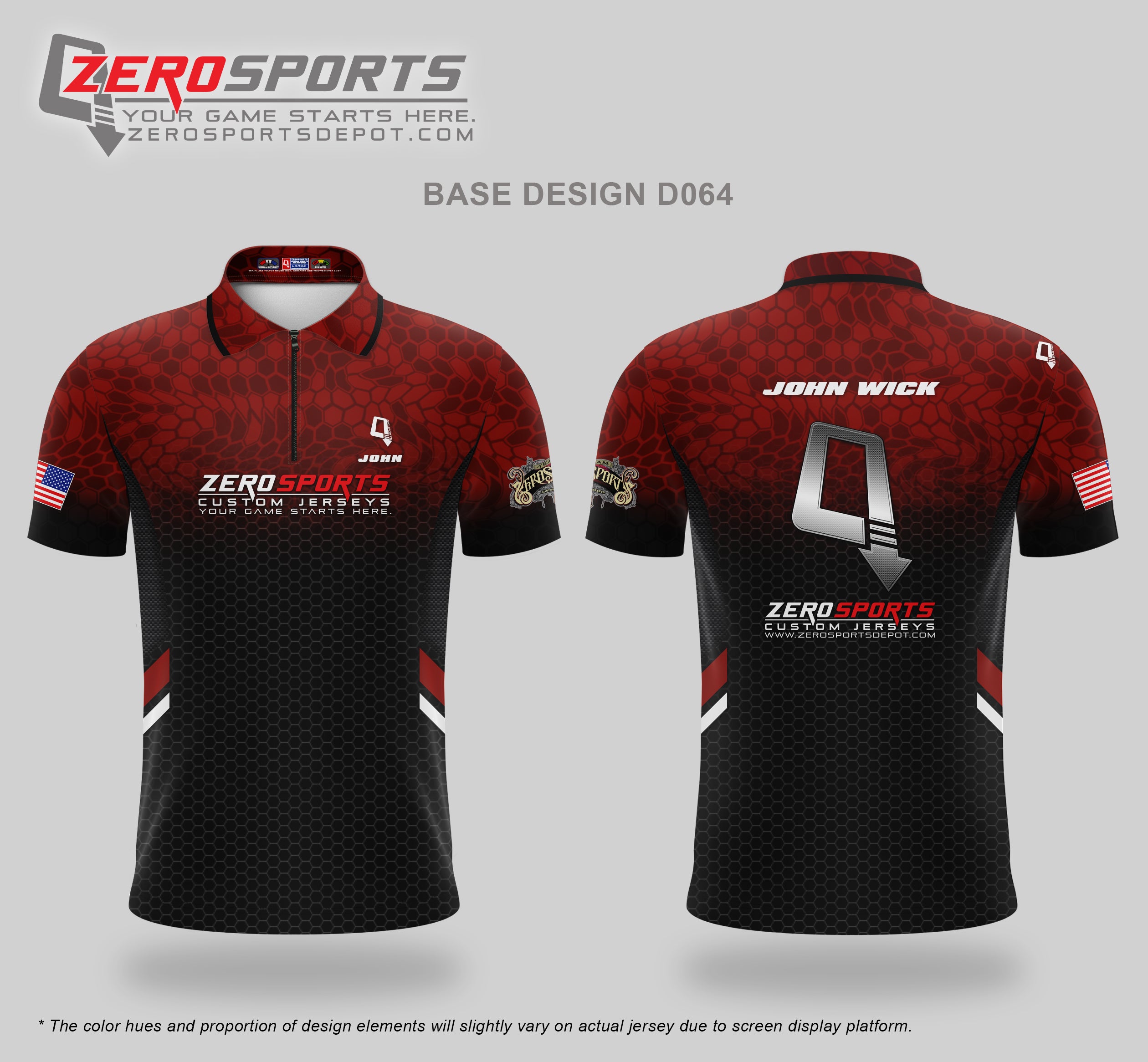 Custom Jersey Base Design #064