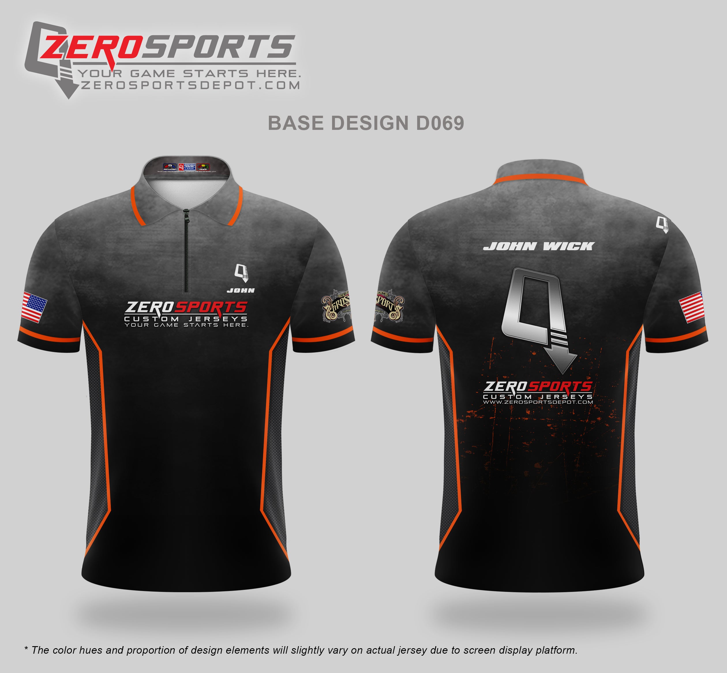 Custom Jersey Base Design #069