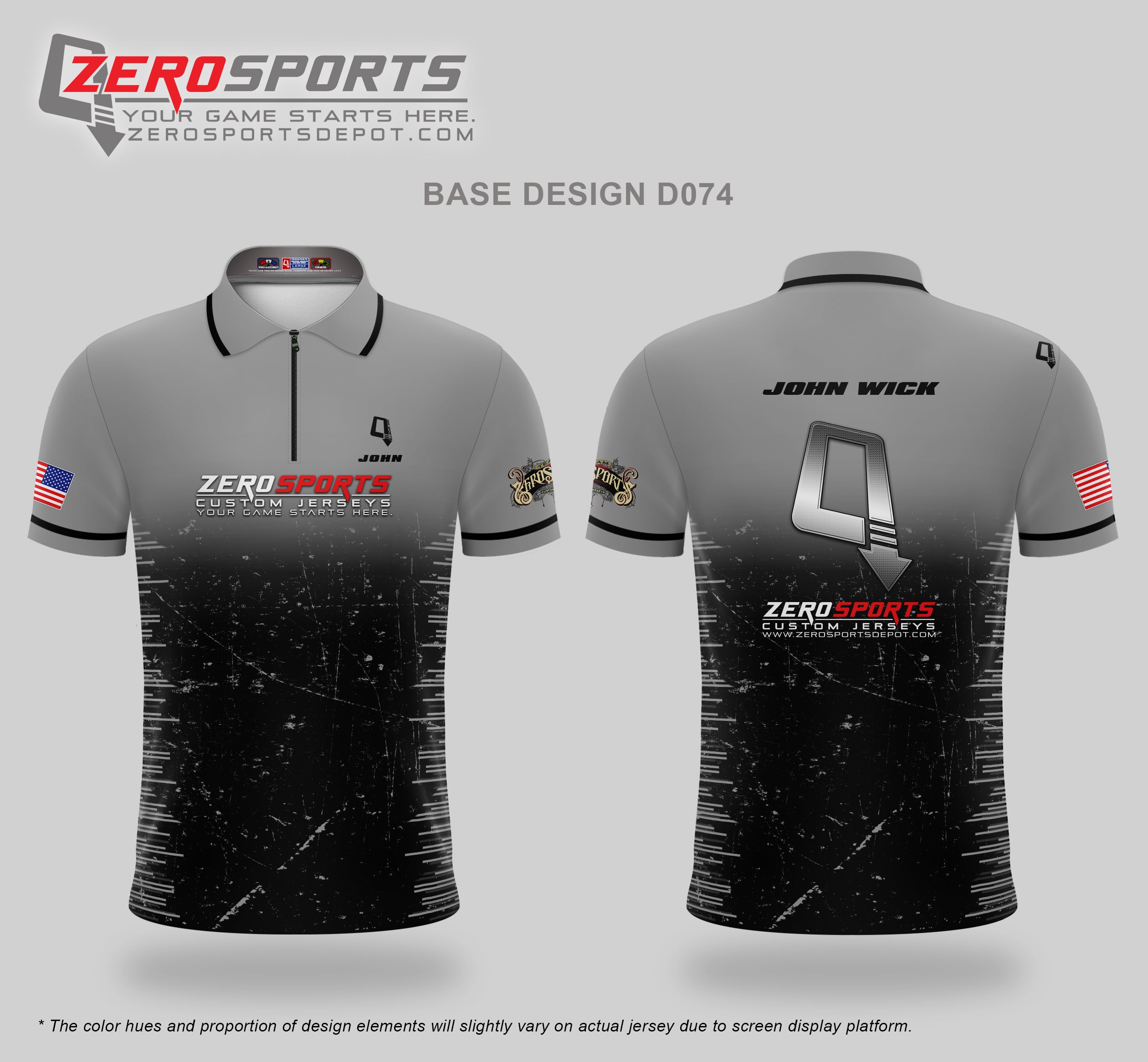Custom Jersey Base Design #074