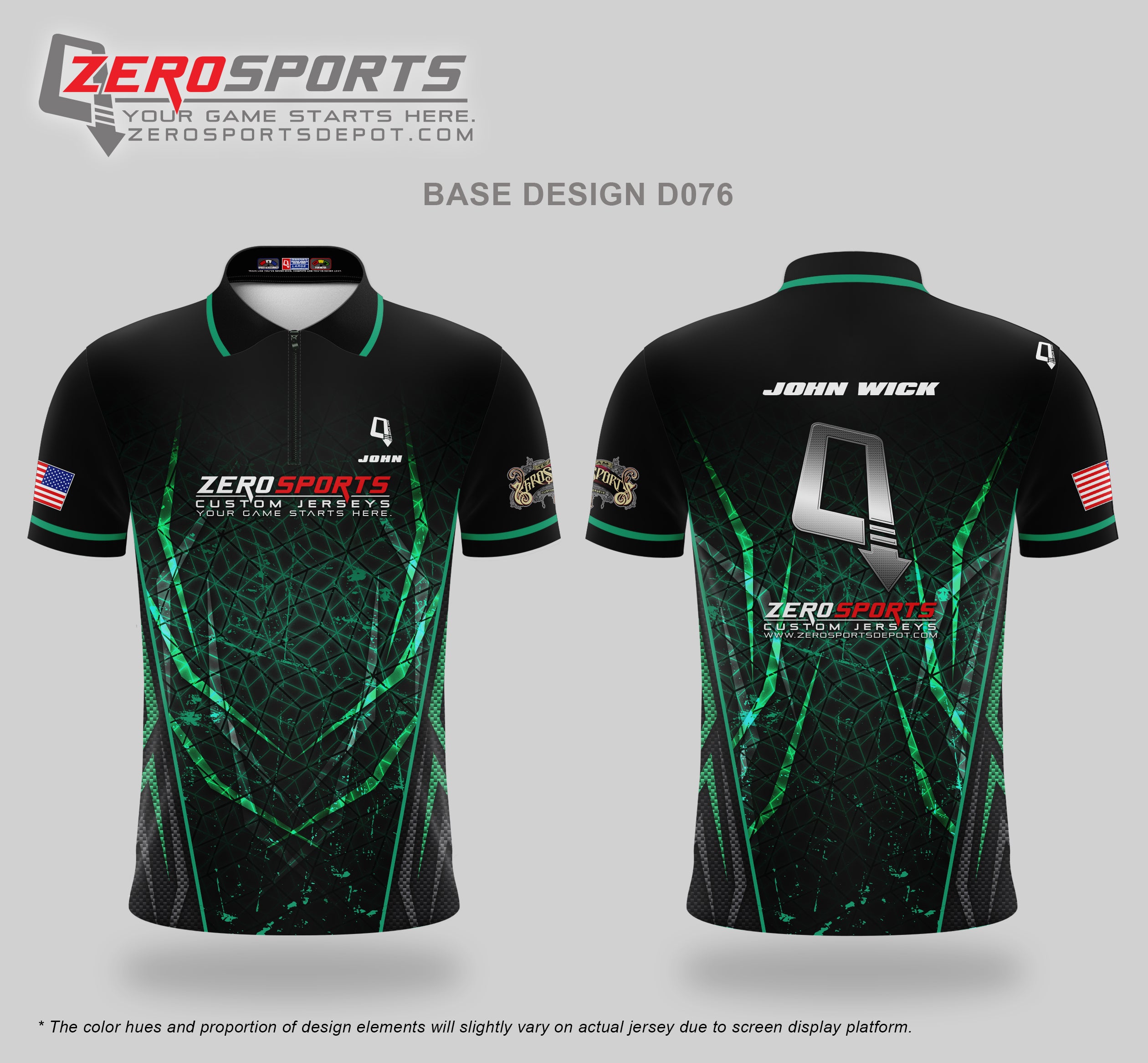 Custom Jersey Base Design #076
