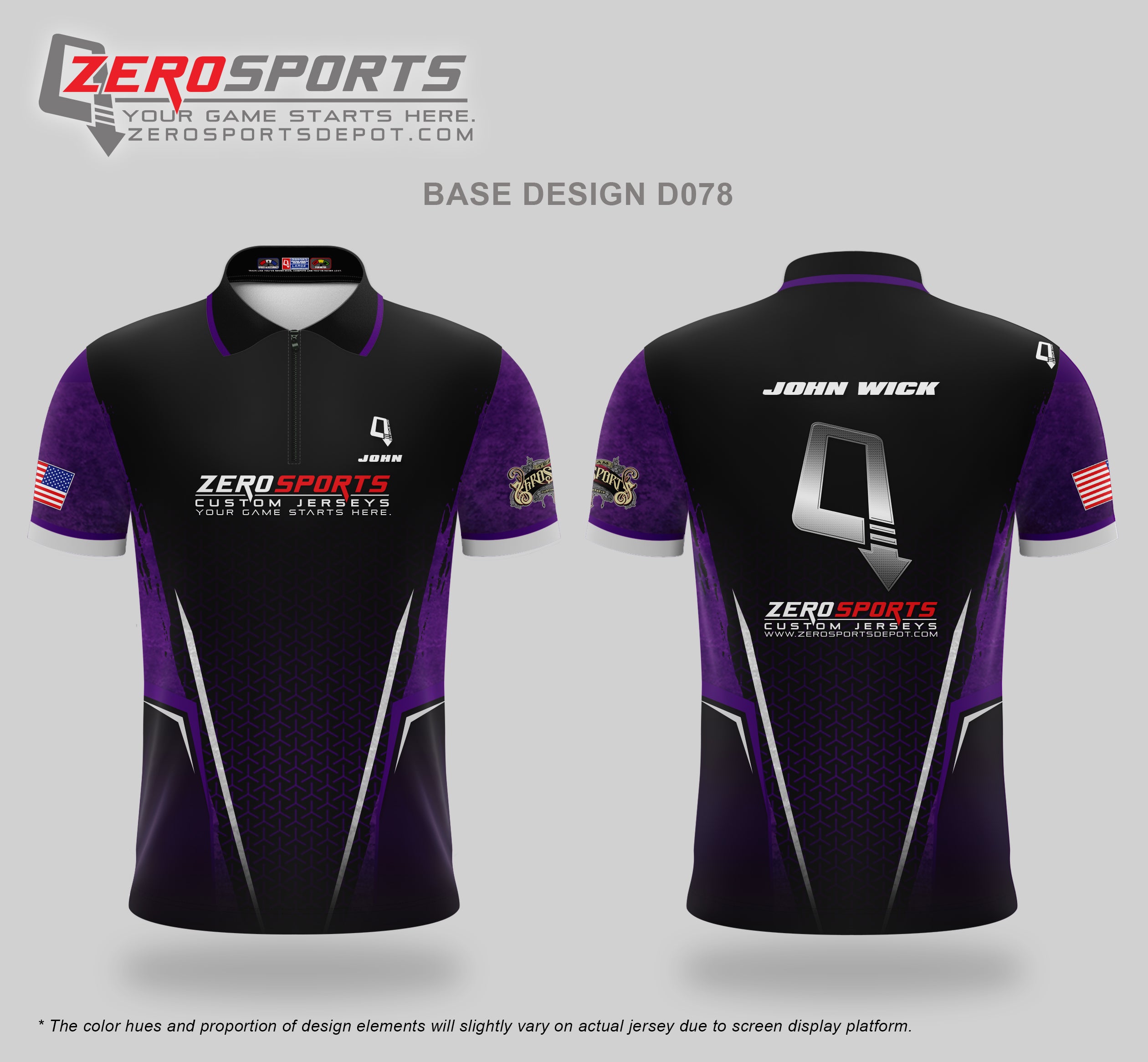 Custom Jersey Base Design #078