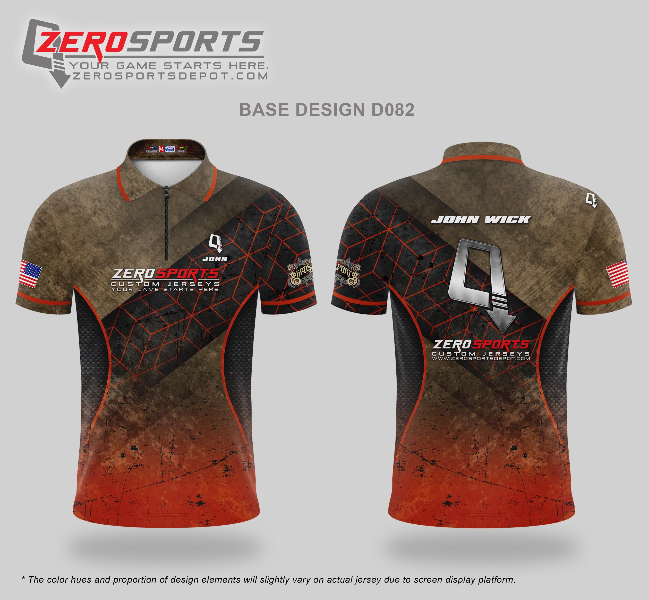 Custom Jersey Base Design #082