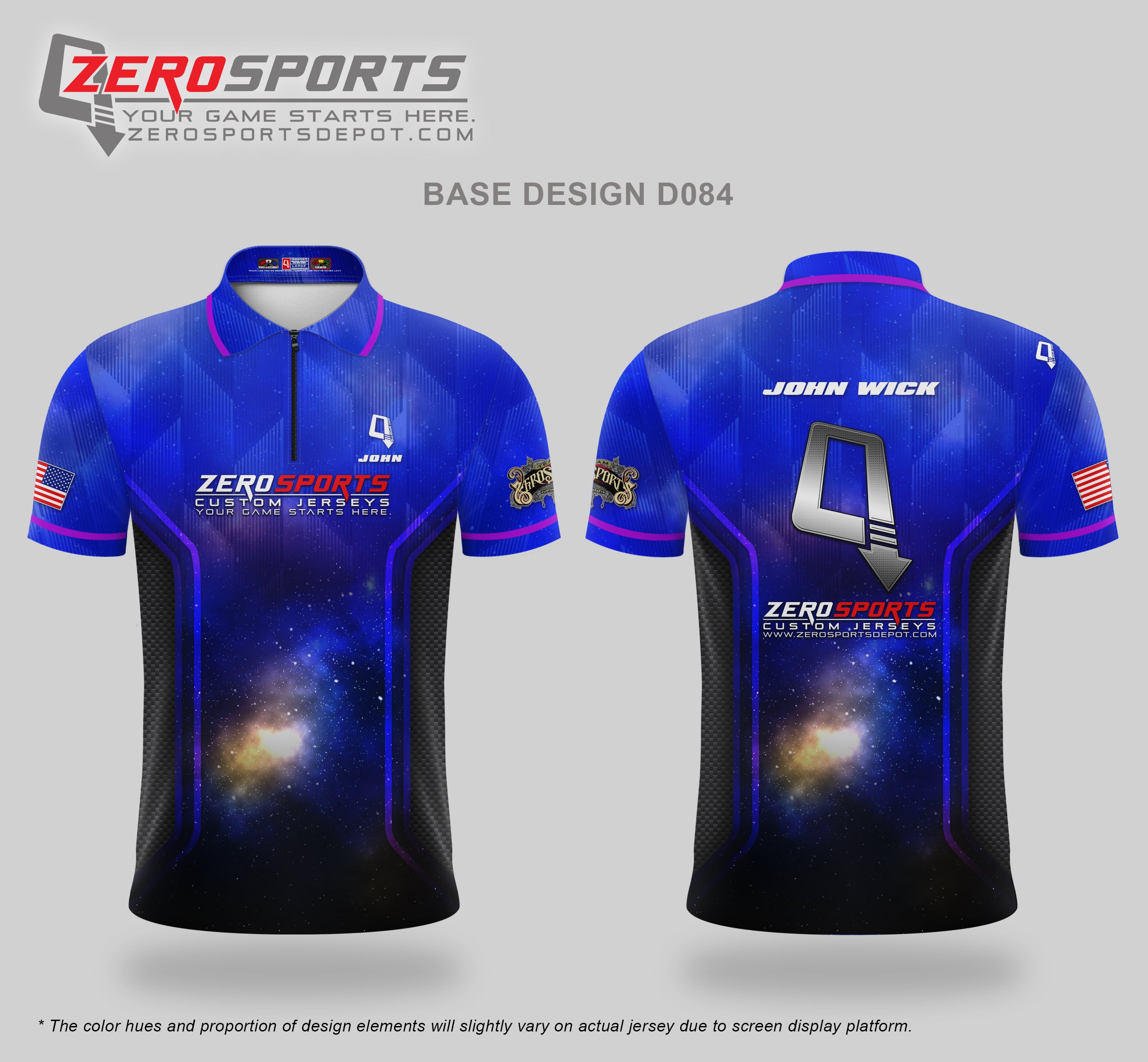 Custom Jersey Base Design #084