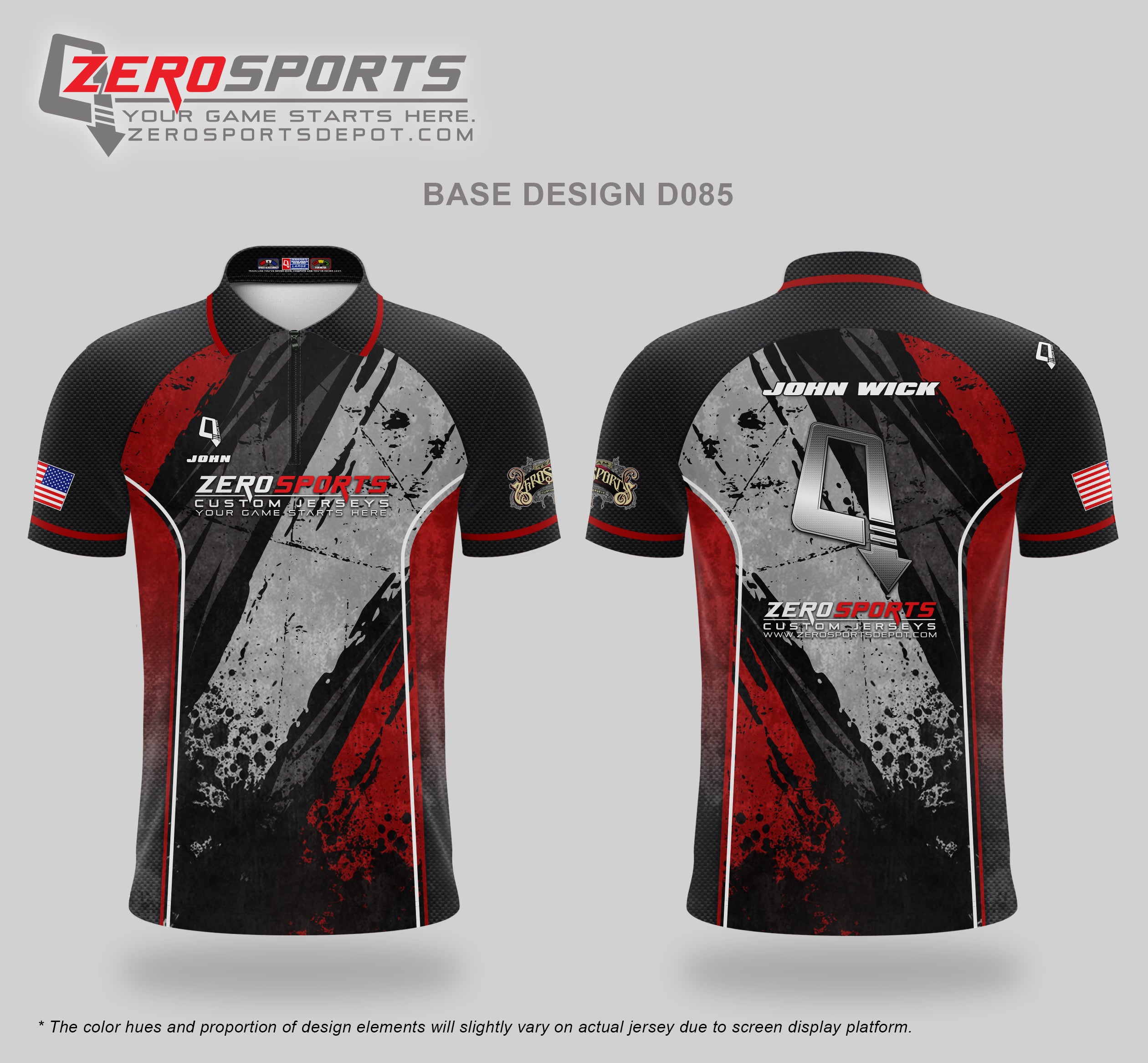 Custom Jersey Base Design #085