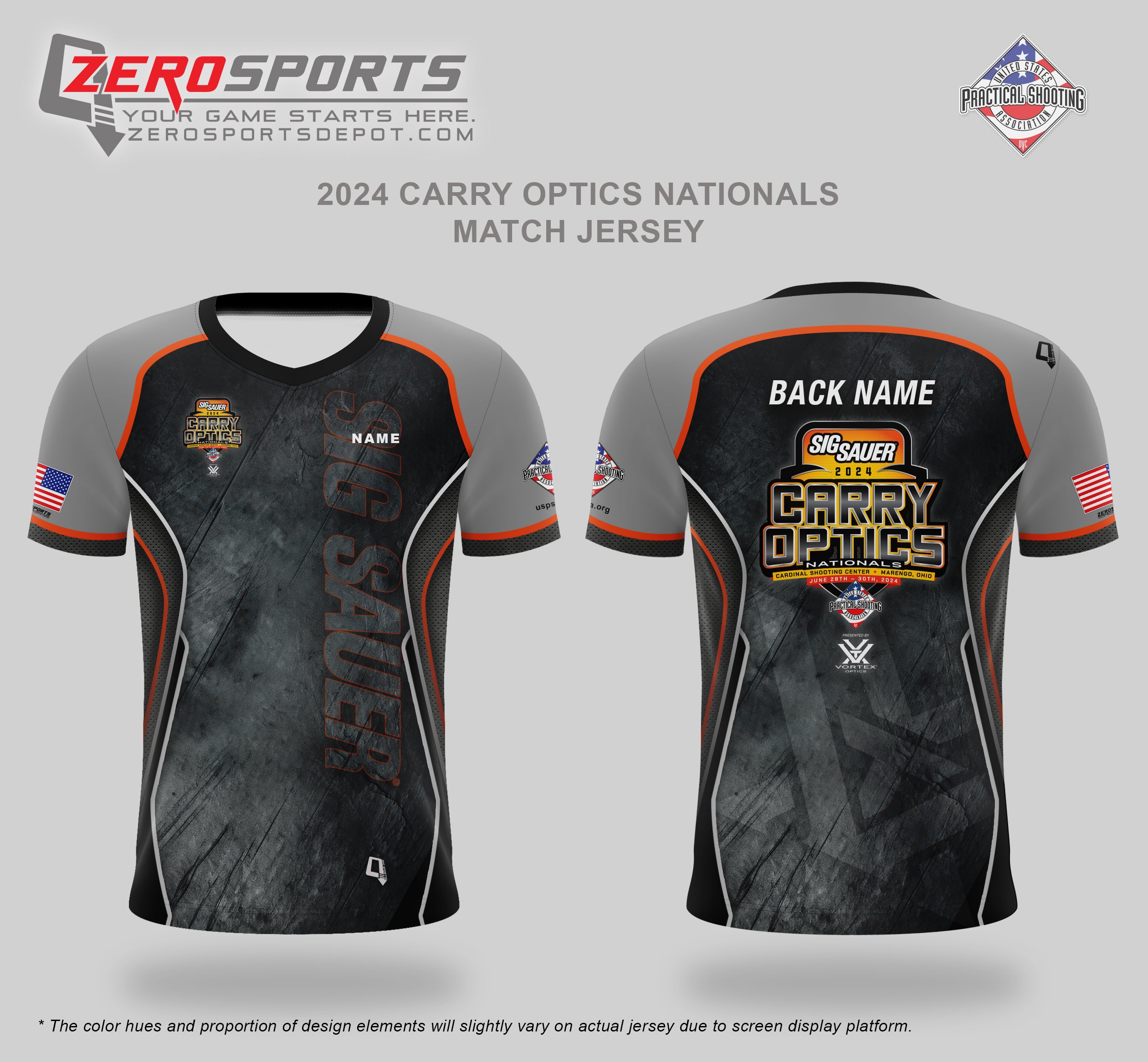 Sig Sauer 2024 Carry Optics Nationals presented by Vortex Optics Match Jersey (Past Match)