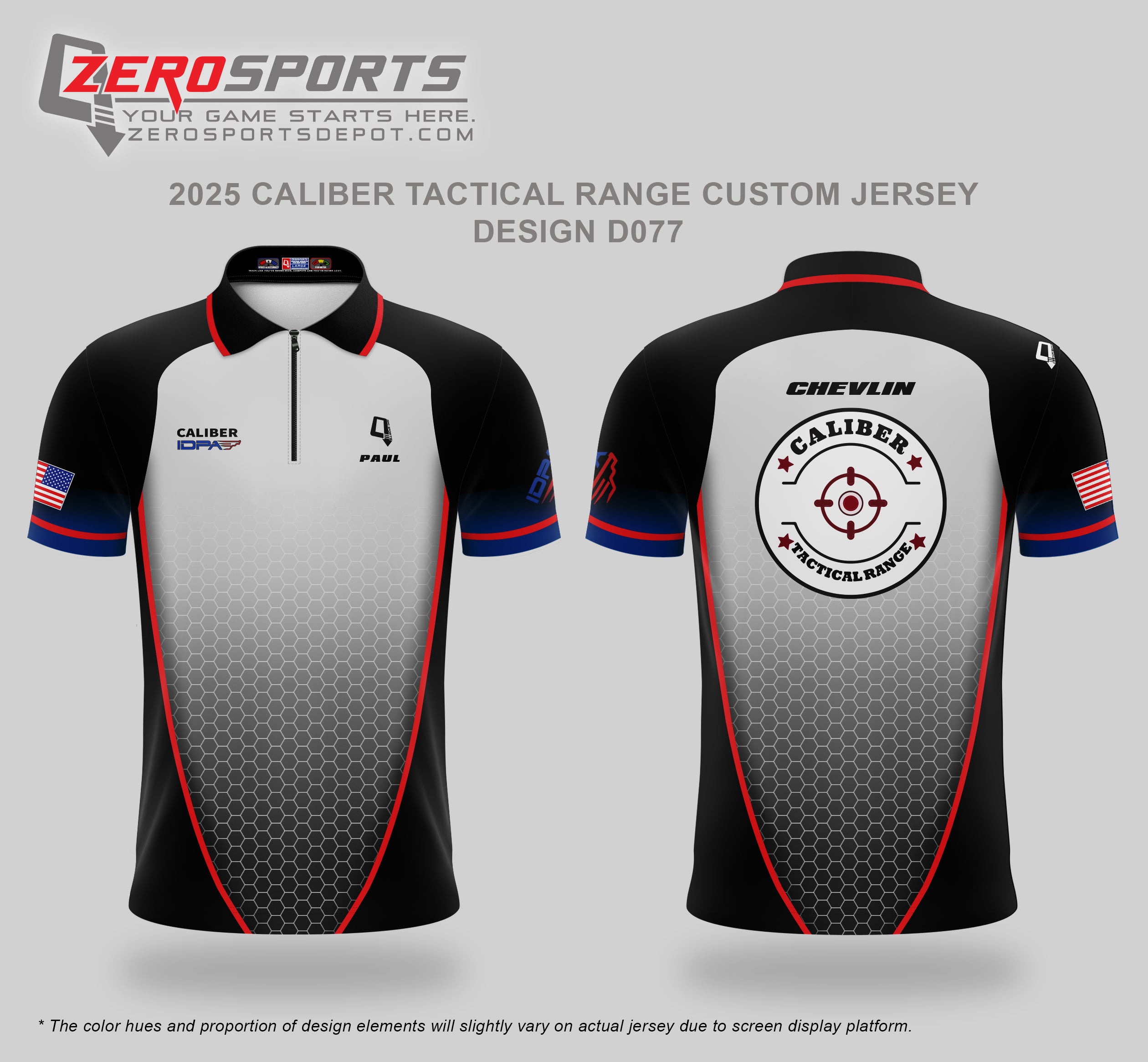 2025 Caliber Tactical Range Custom Jersey