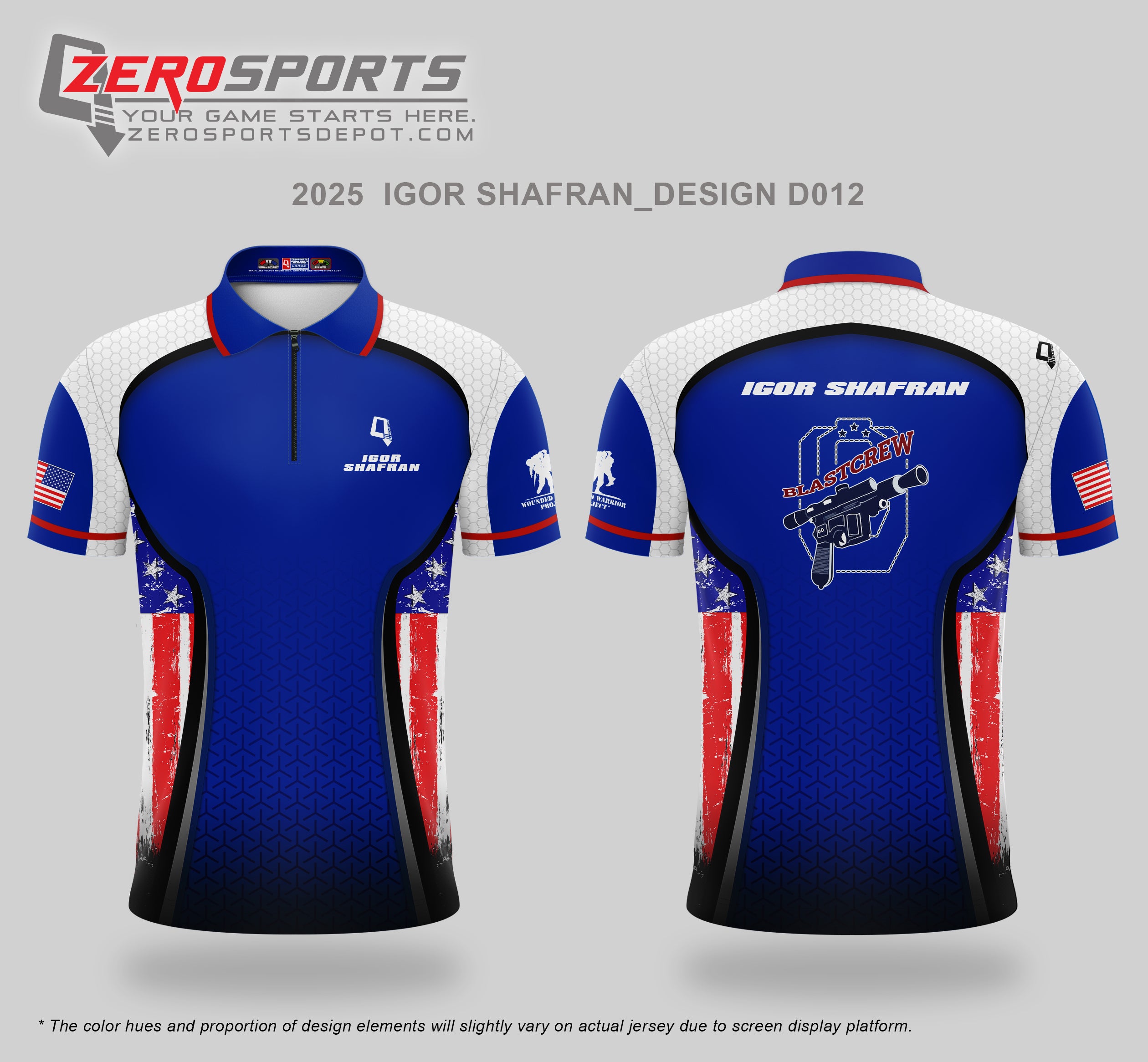 2025 Igor Shafran - Blastcrew Custom Jersey Design