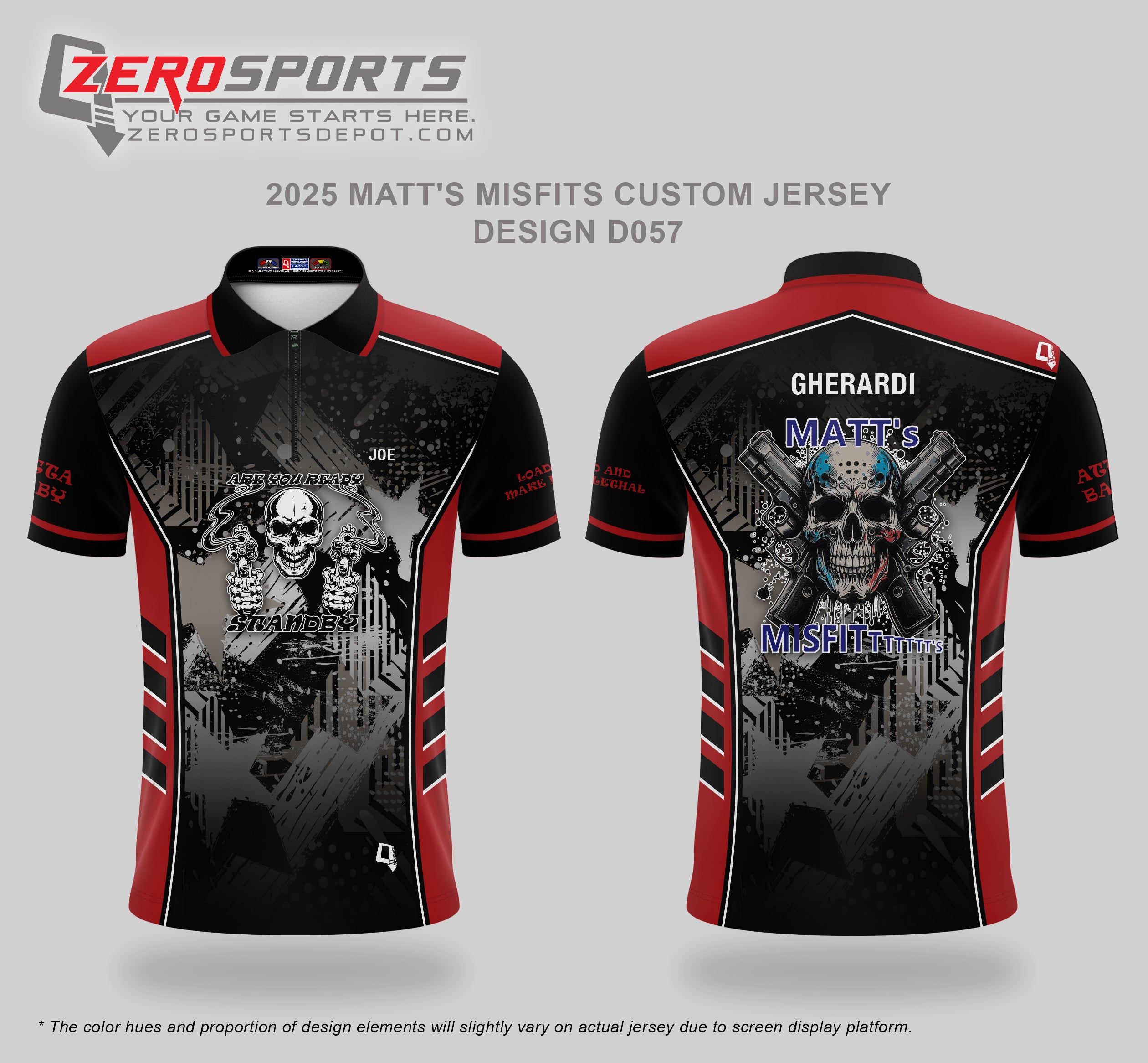 Matt's Misfits Custom Jersey