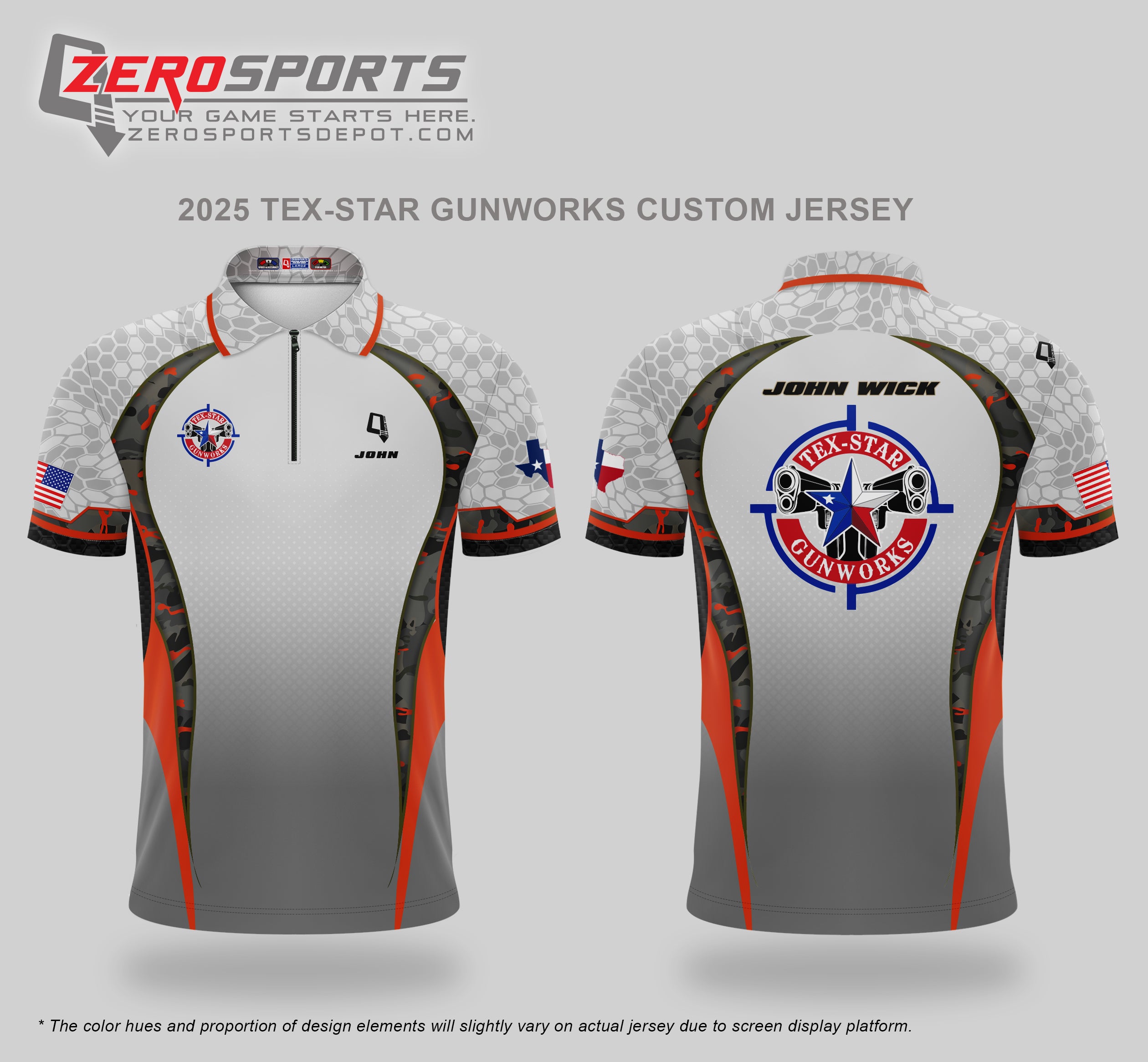 Tex-Star Gunworks Custom Jersey