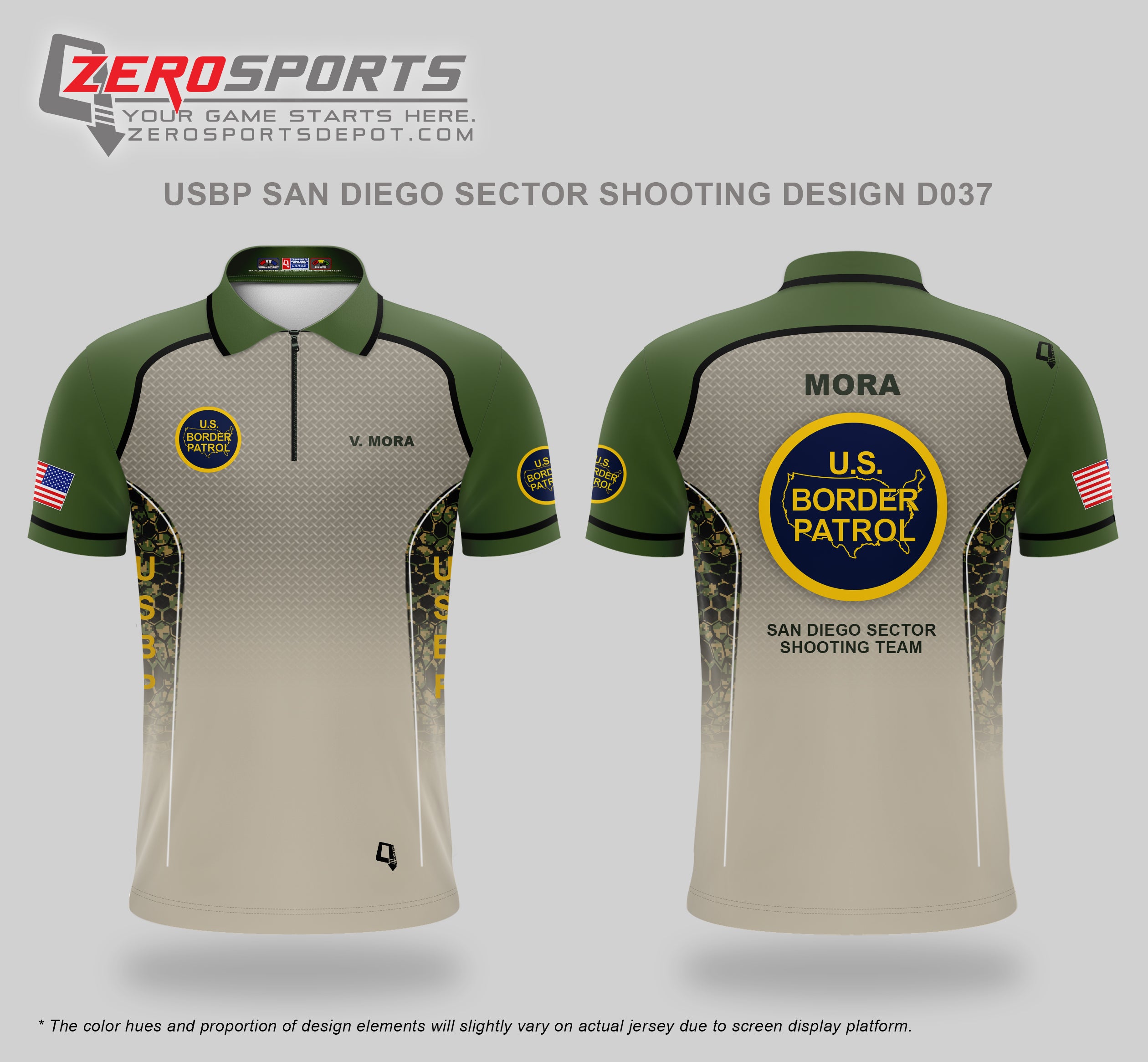 USBP San Diego Sector Shooting Team Jersey