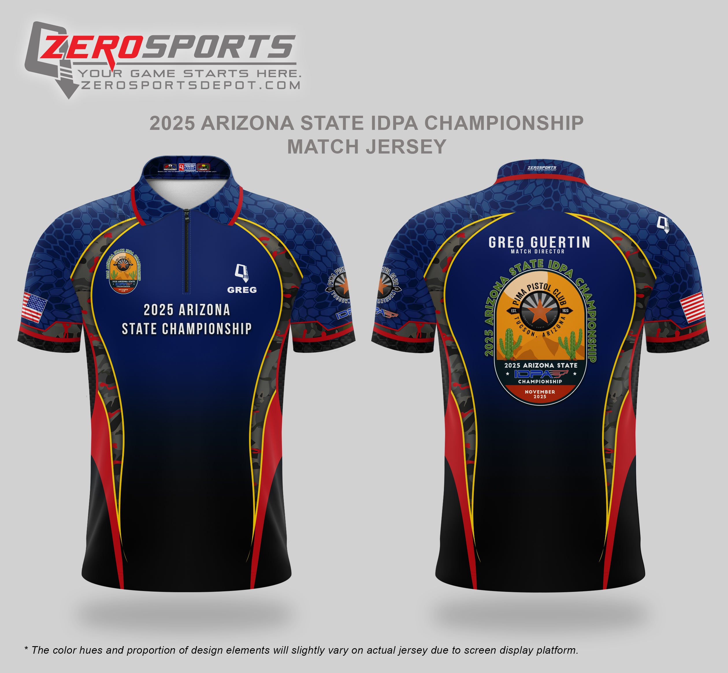 2025 Arizona State IDPA Championship Match Jersey