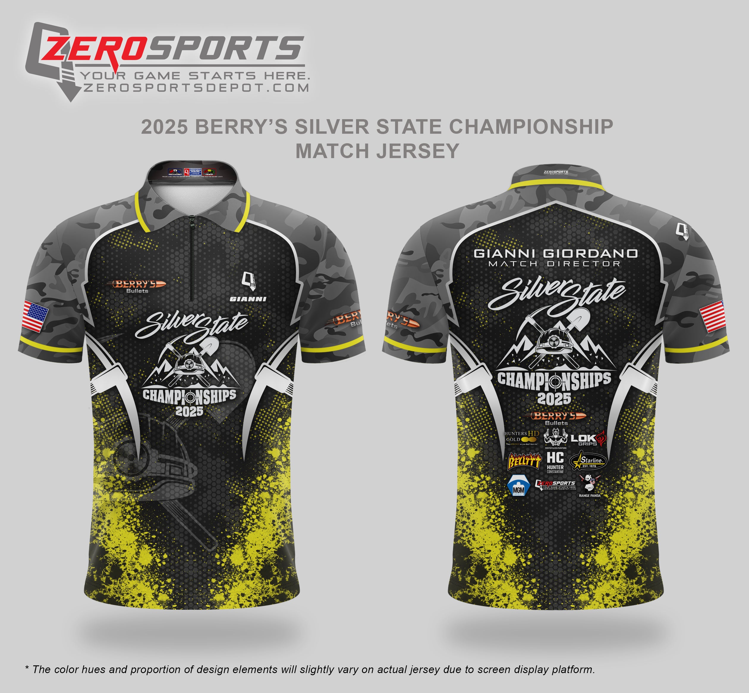 2025 Berry's Silver State Championship Presented By BELT Match Jersey (Past Match)
