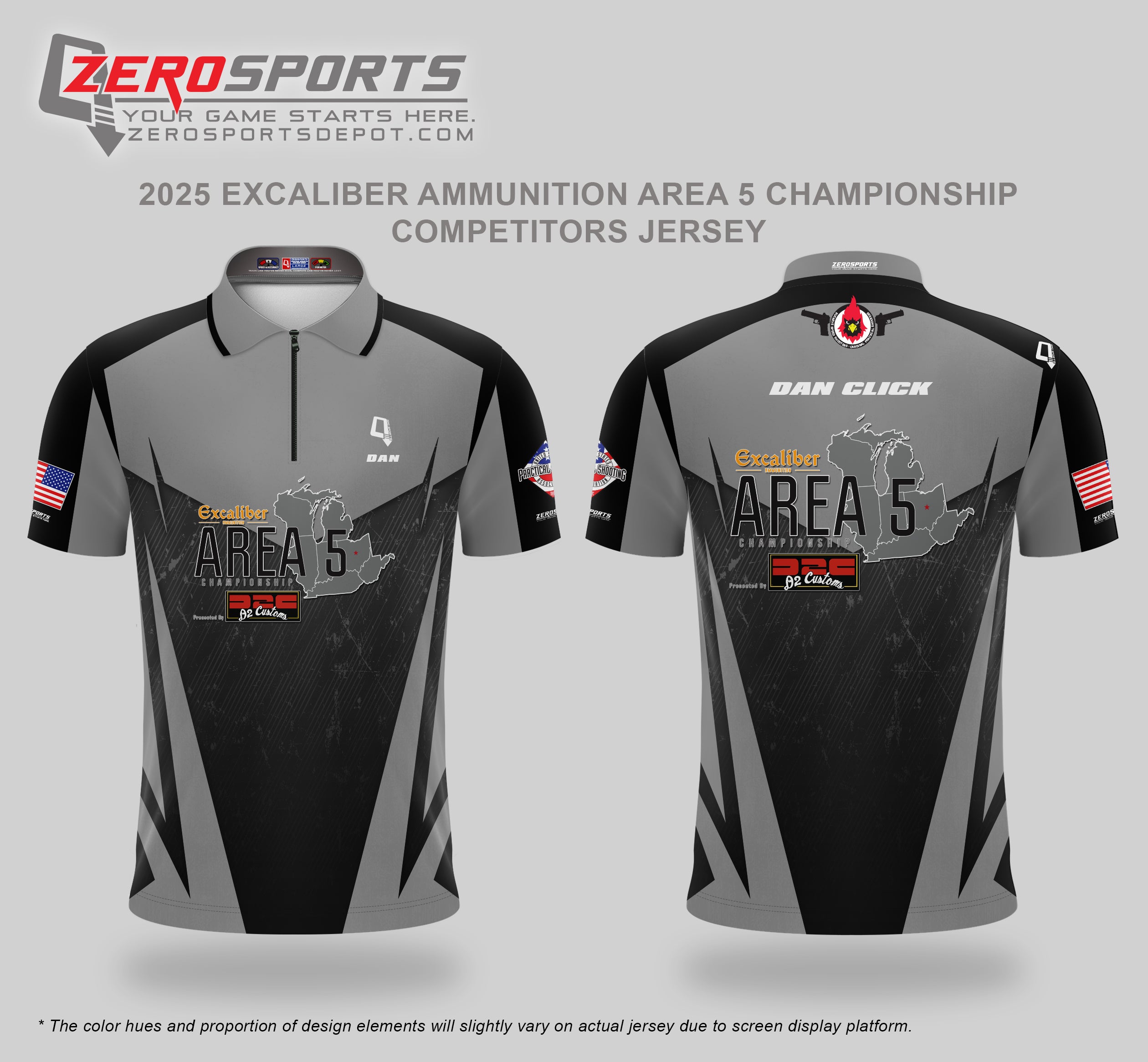 2025 Excaliber Ammunition Area 5 Championship Match Jersey (Past Match)