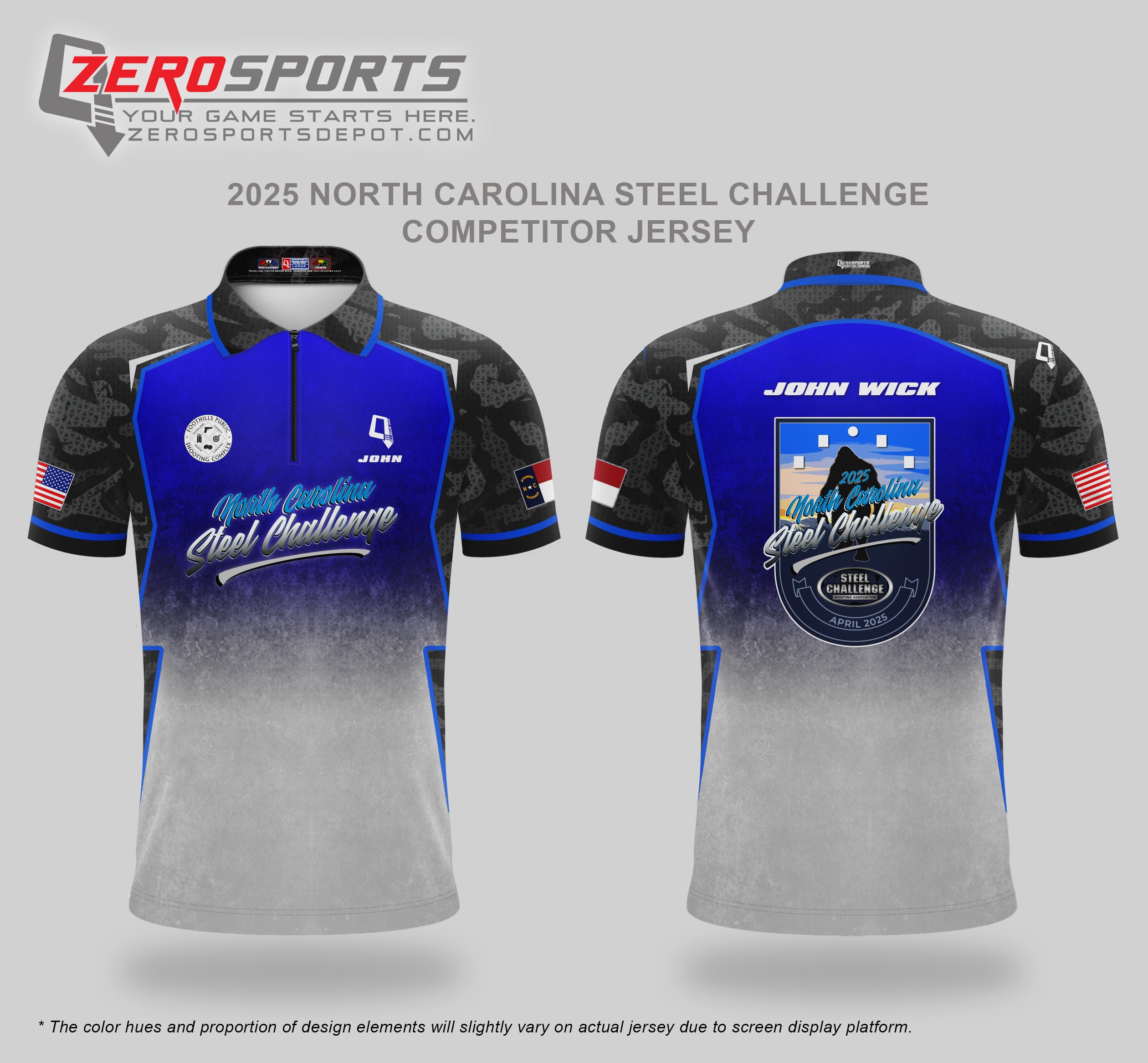 2025 North Carolina State Steel Challenge Match Jersey (Past Match)