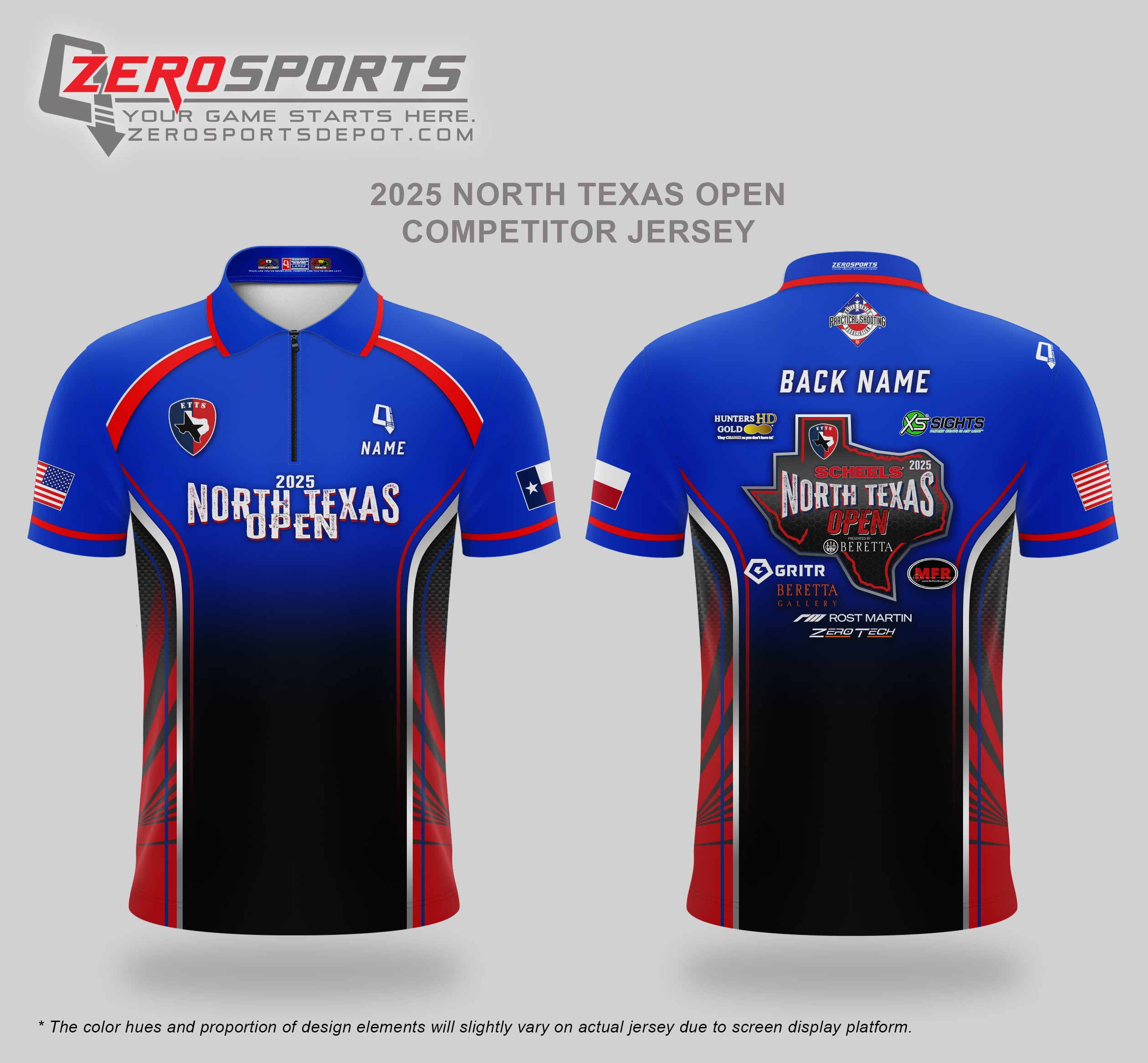 2025 North Texas Open Match Jersey (Past Match)