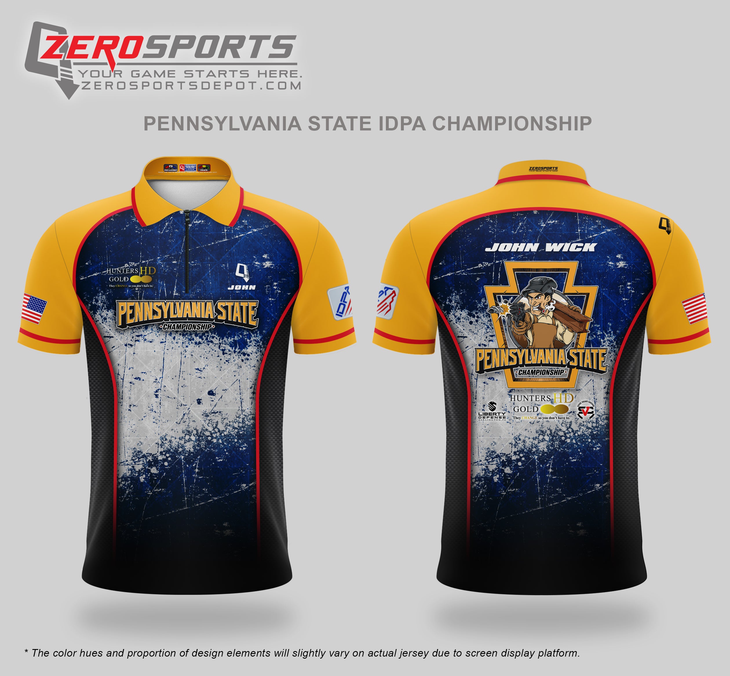 2025 Pennsylvania State IDPA Championship Match Jersey (Past Match)
