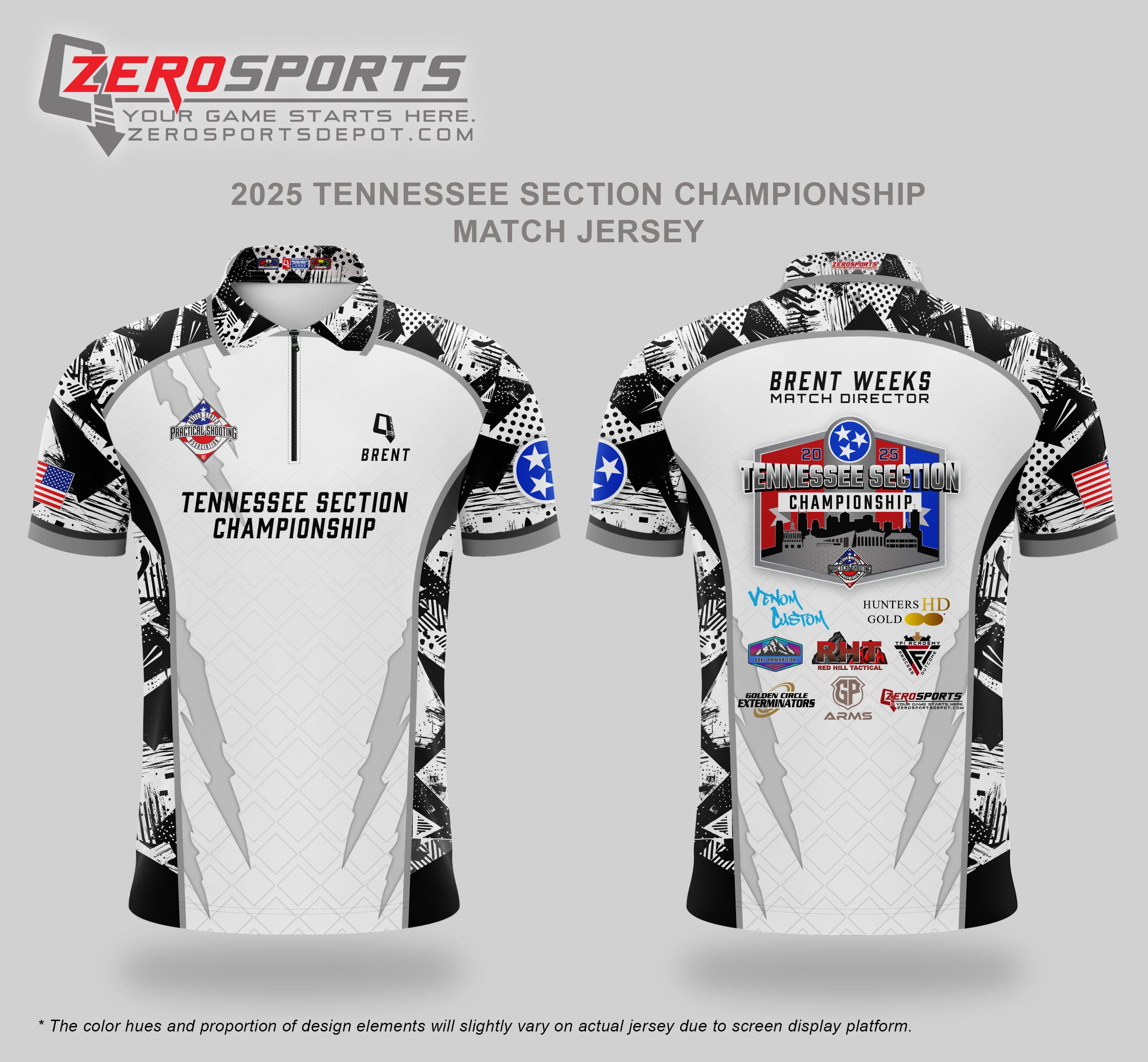 2025 Tennessee USPSA Section Championship Match Jersey (Past Match)