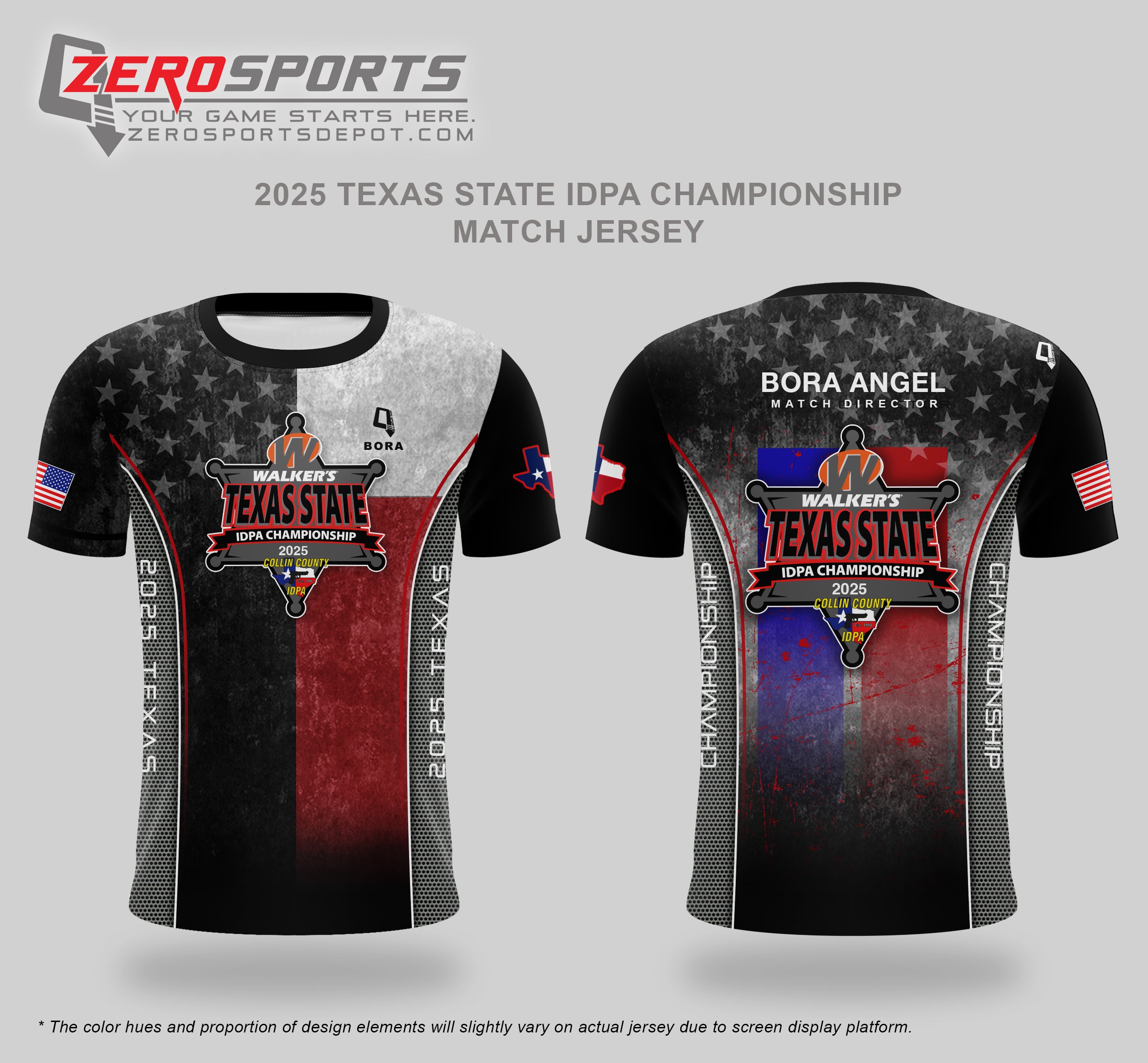 2025 Texas State IDPA Championship Match Jersey (Past Match)
