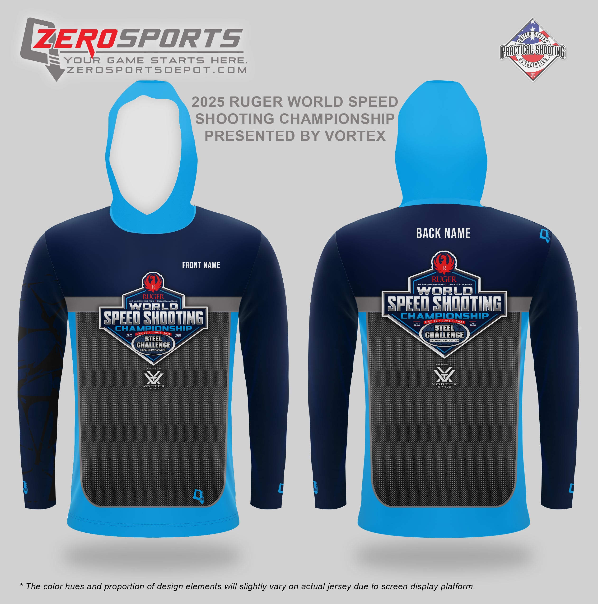 The Ruger 2025 World Speed Shooting Championship presented by Vortex Optics Match Jersey (Past Match)