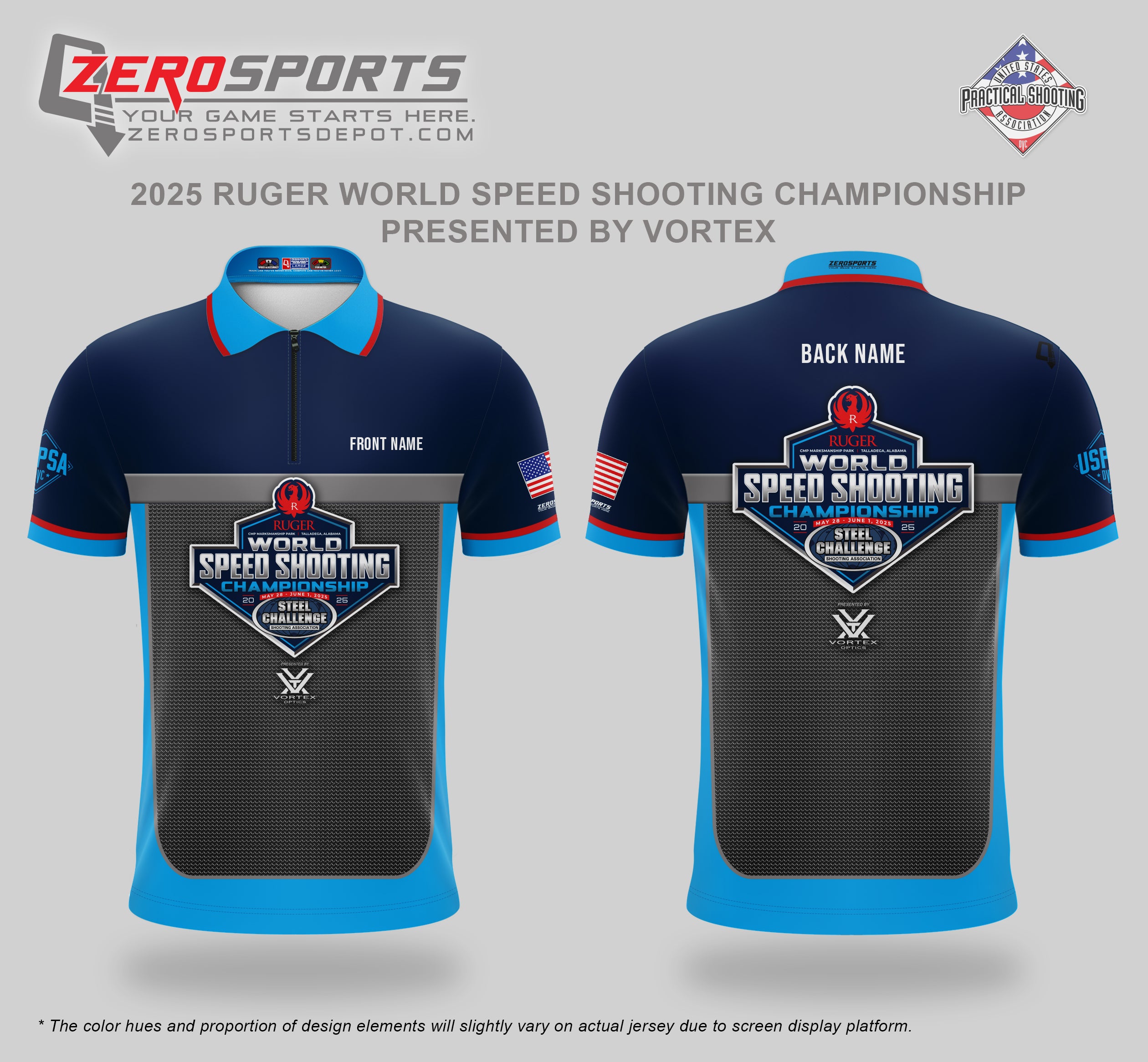 The Ruger 2025 World Speed Shooting Championship presented by Vortex Optics Match Jersey (Past Match)