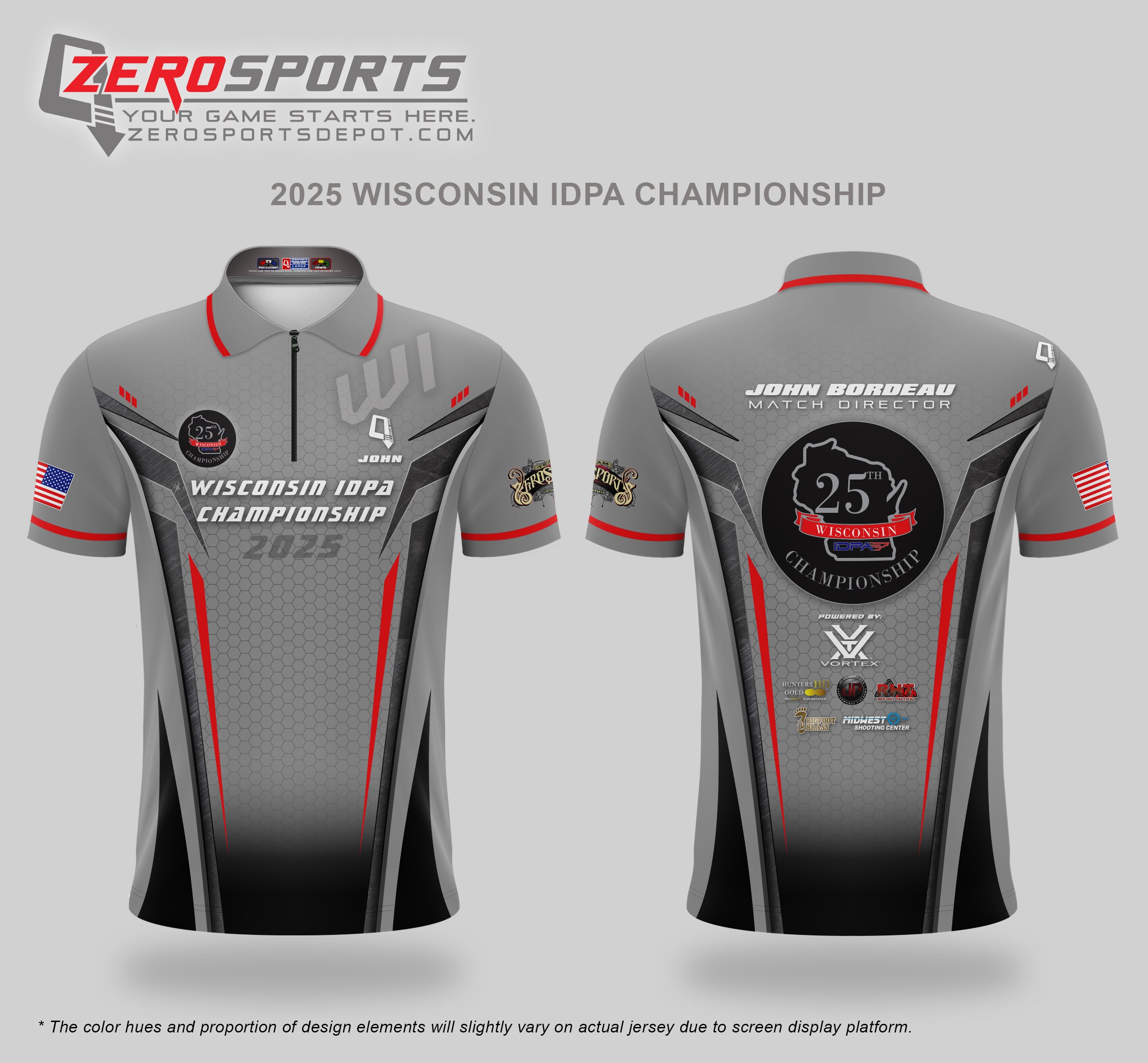 2025 Wisconsin State IDPA Championship Match Jersey (Past Match)