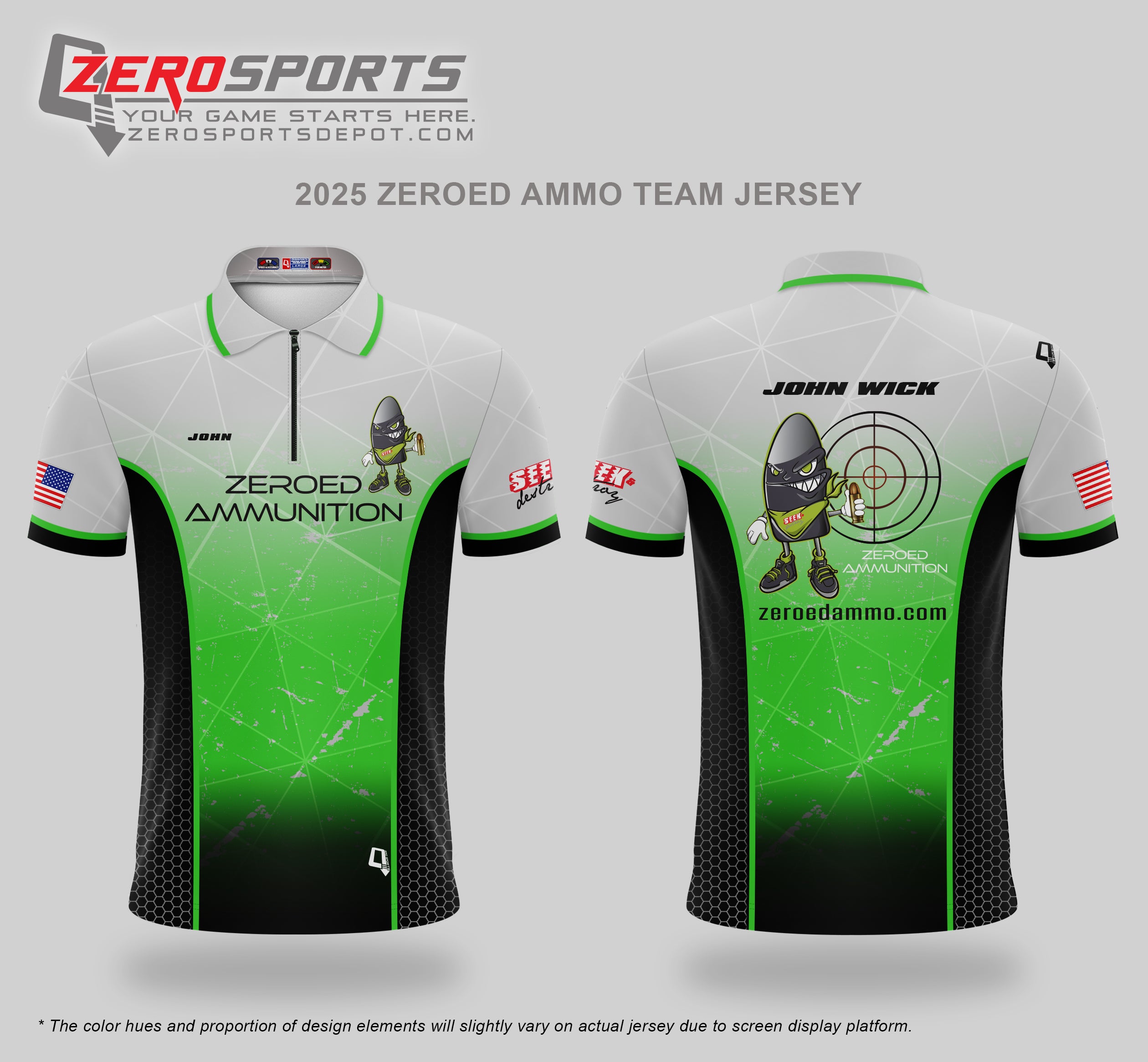 2025 Zeroed Ammo Team Jersey