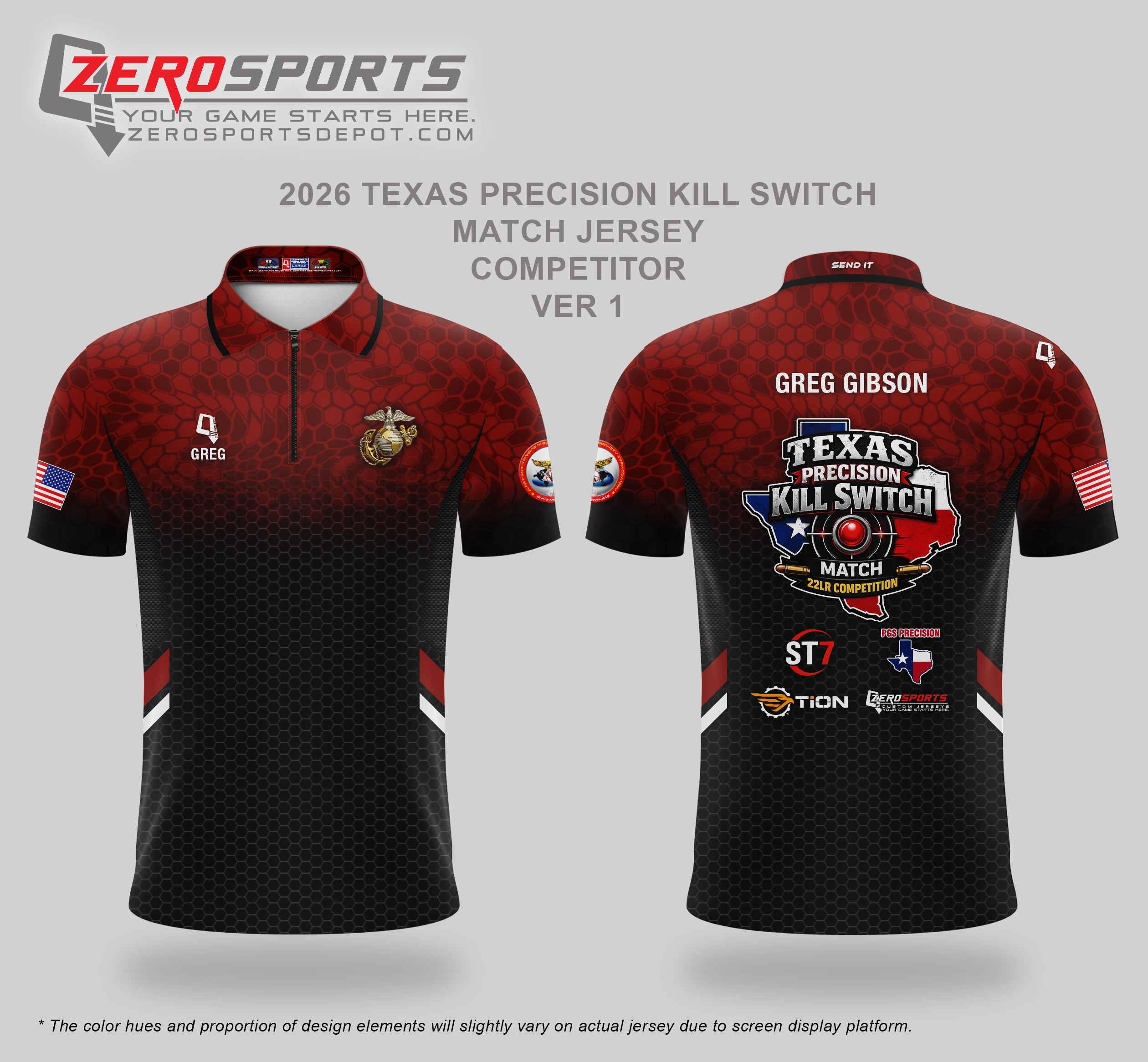 2026 Texas Precision Kill Switch Match Jersey
