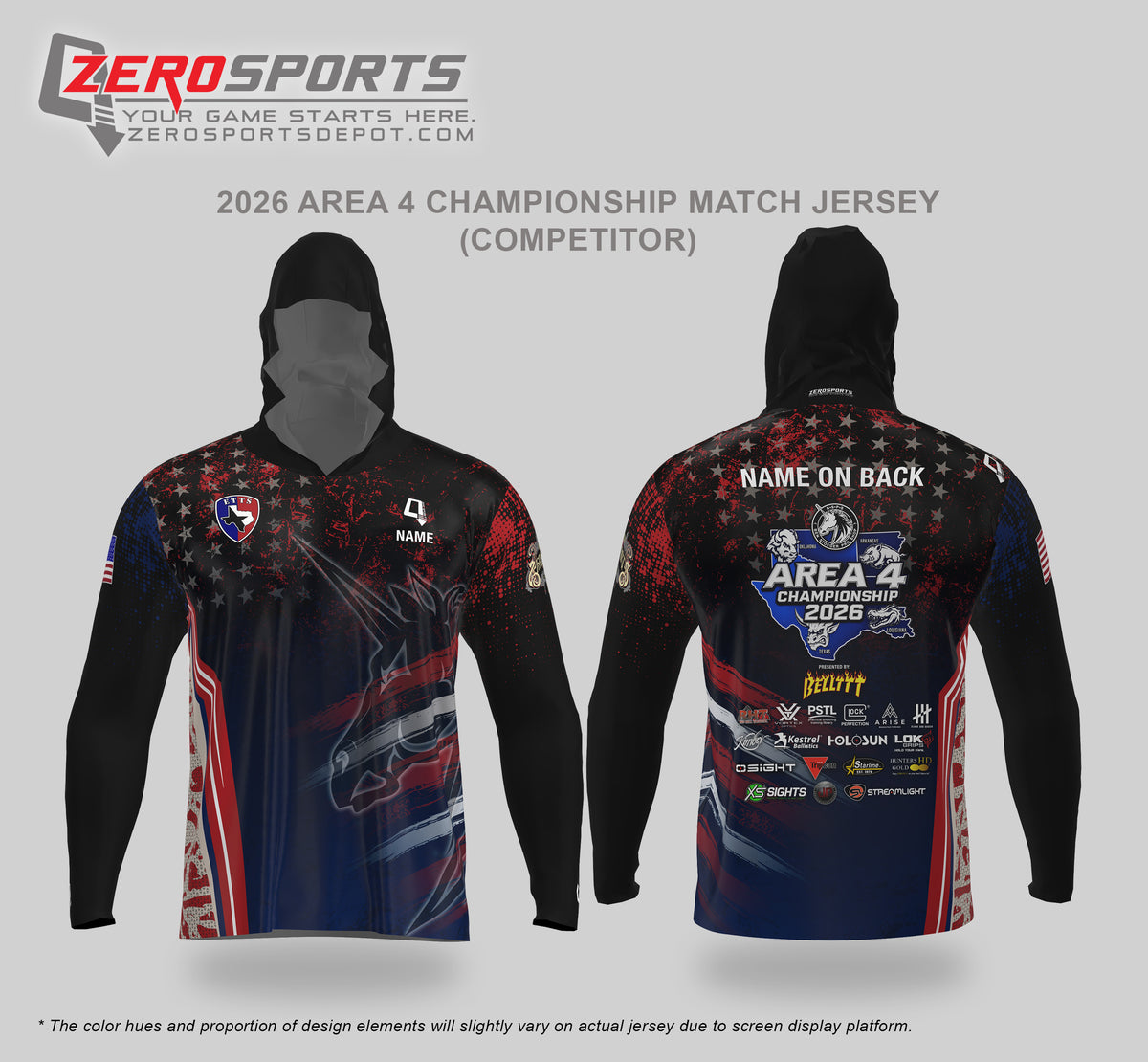 Ben Stoeger Pro Shop 2026 Area 4 Championship presented by BELT Match Jersey **ORDERING CUT OFF REACHED. All orders after 8/31/26 will be shipped to your address AFTER the match.