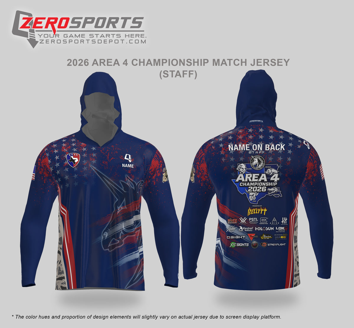 Ben Stoeger Pro Shop 2026 Area 4 Championship presented by BELT Match Staff Jerseys Project Bundle