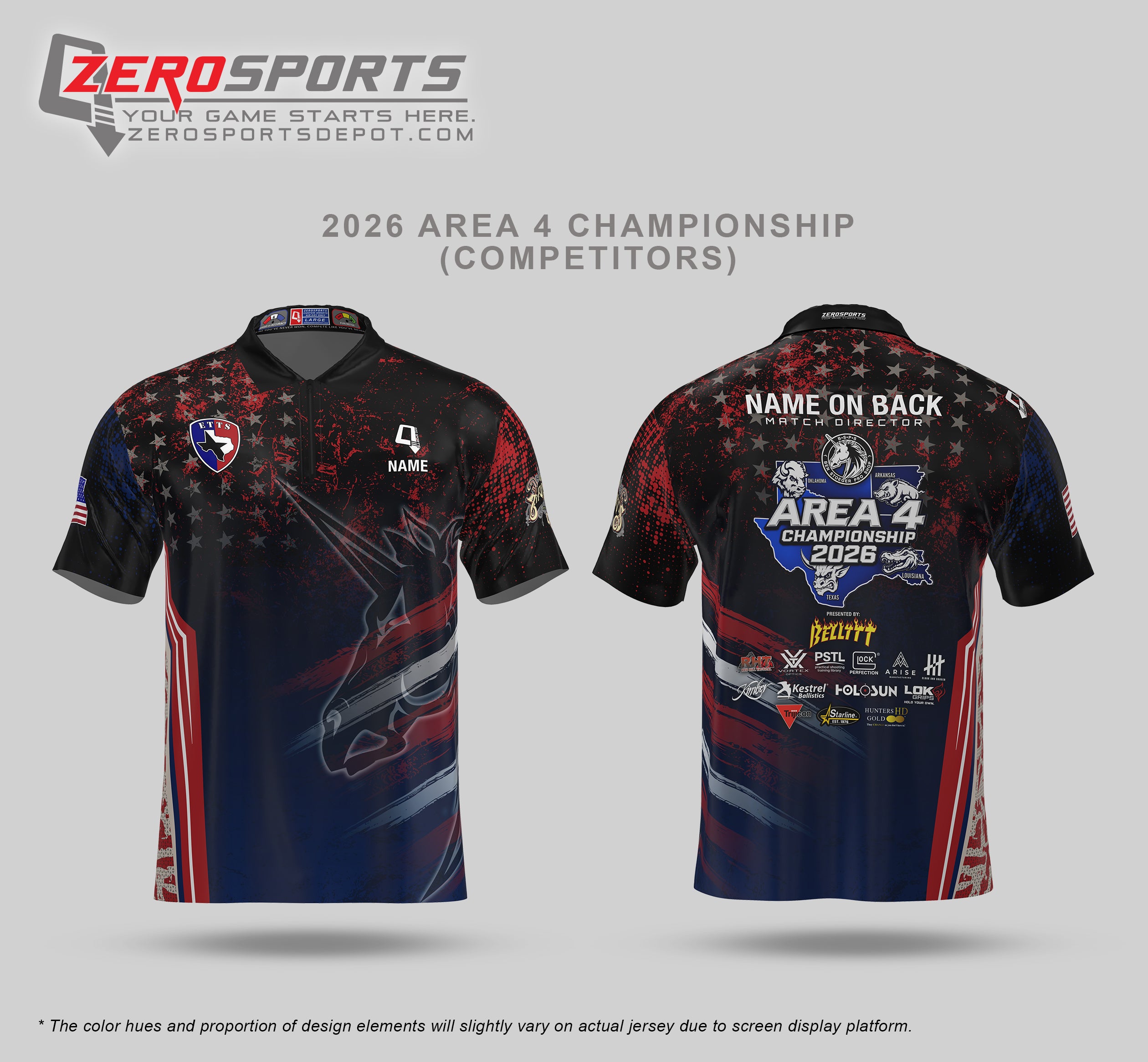 Ben Stoeger Pro Shop 2026 Area 4 Championship presented by BELT Match Jersey