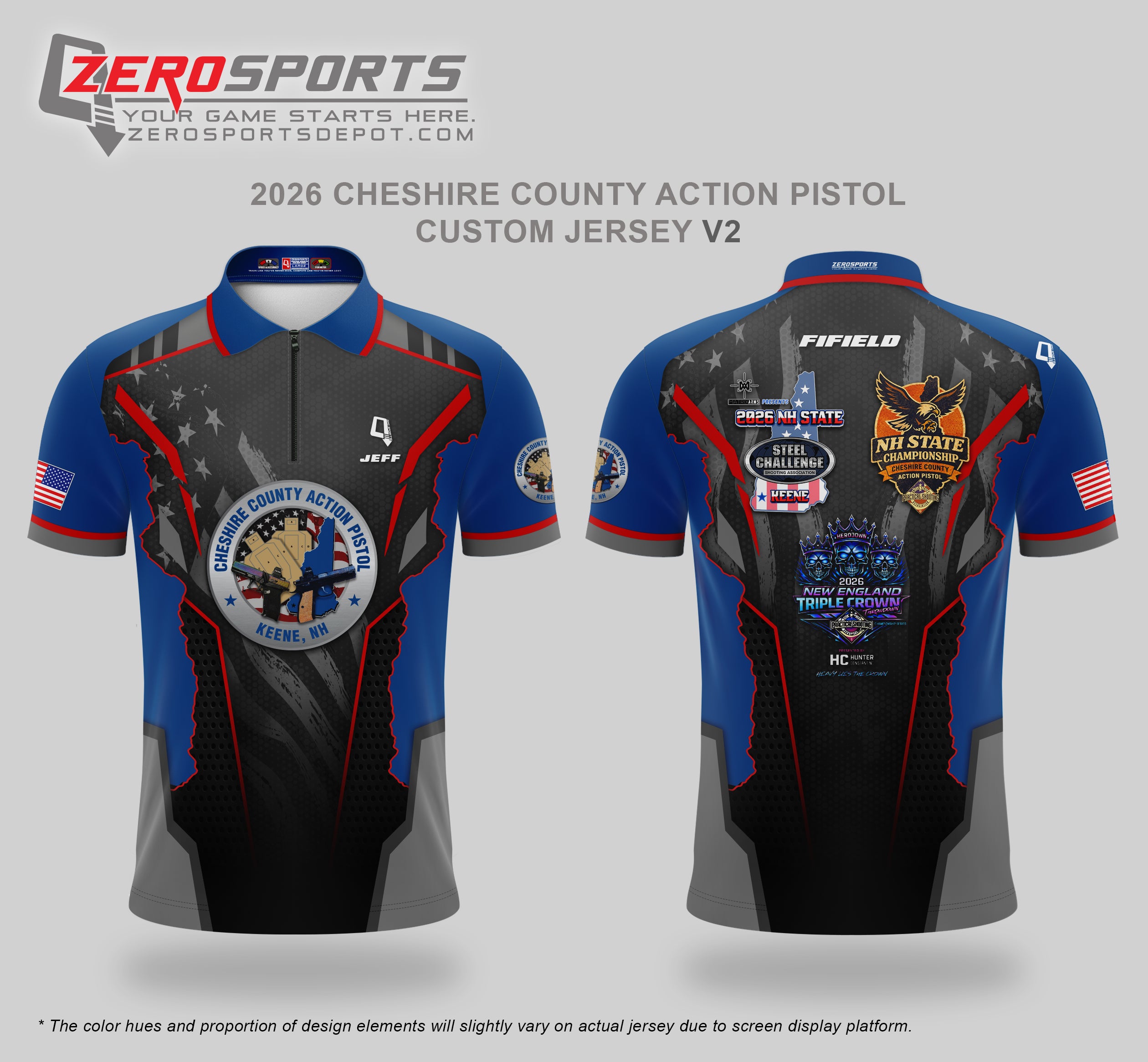 2026 Cheshire County Action Pistol Club Jersey
