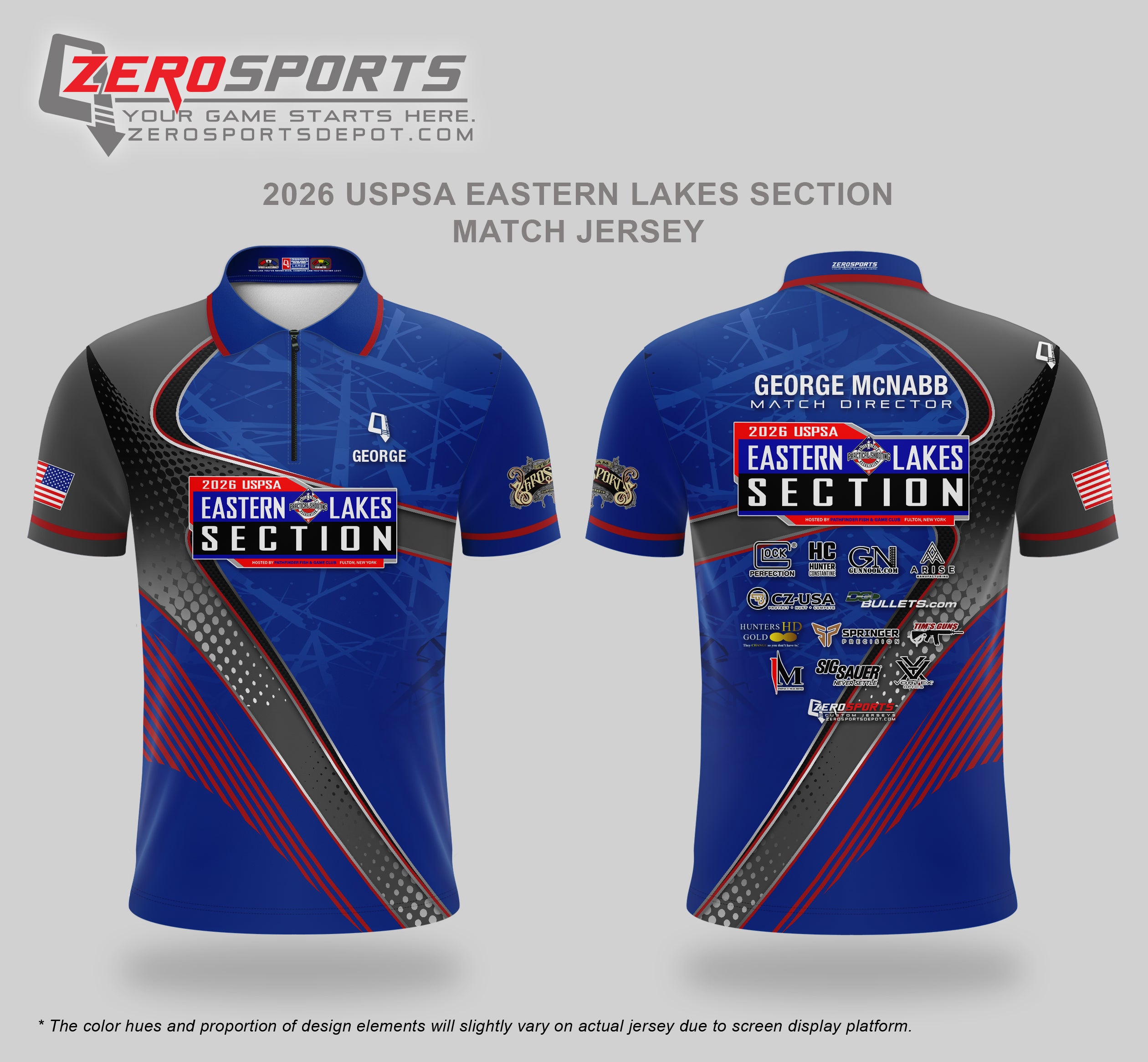 2026 Eastern Lakes Section Championship Match Staff Jerseys Project Bundle