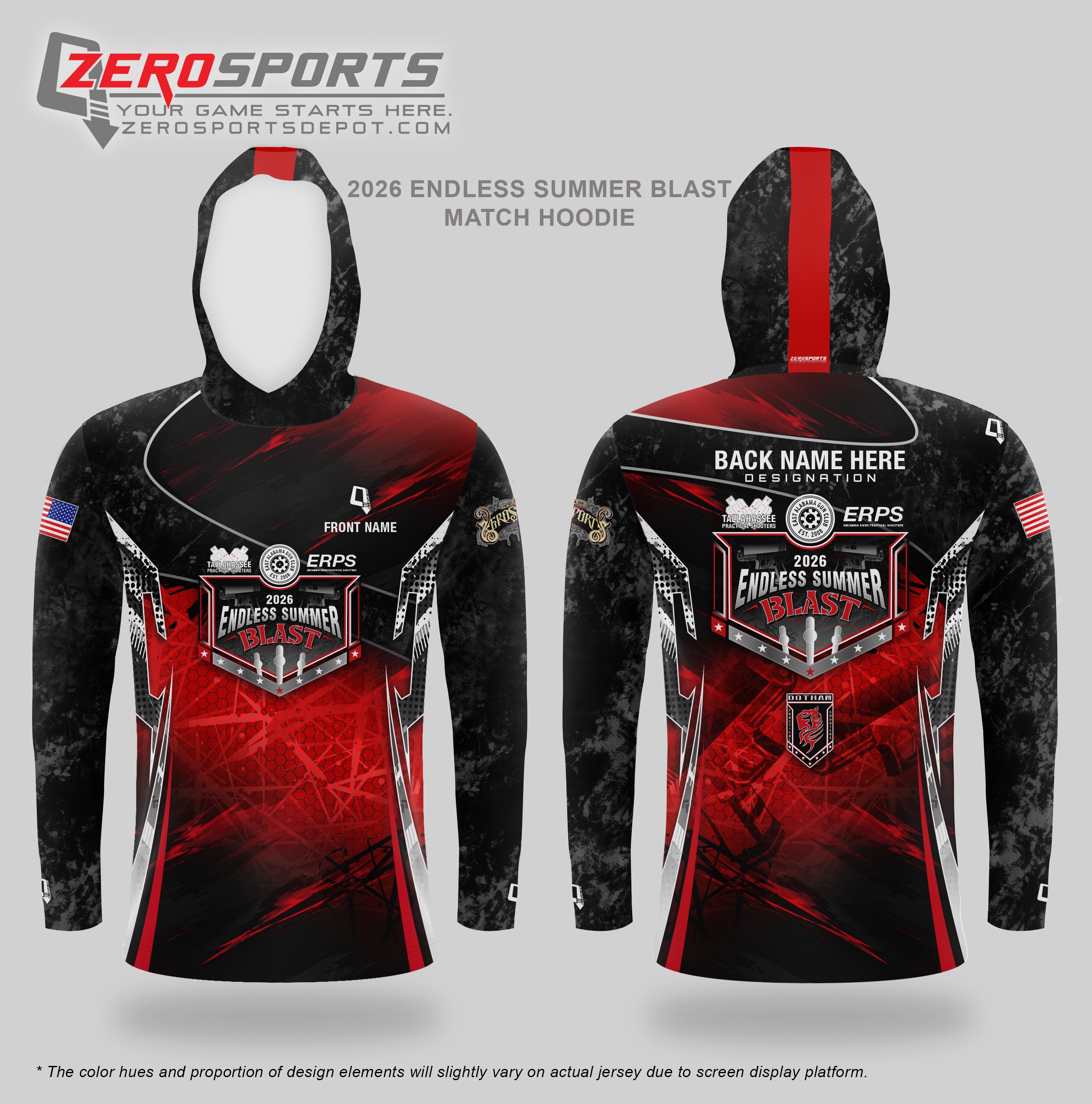 2026 Endless Summer Blast Match Staff Jerseys Project Bundle