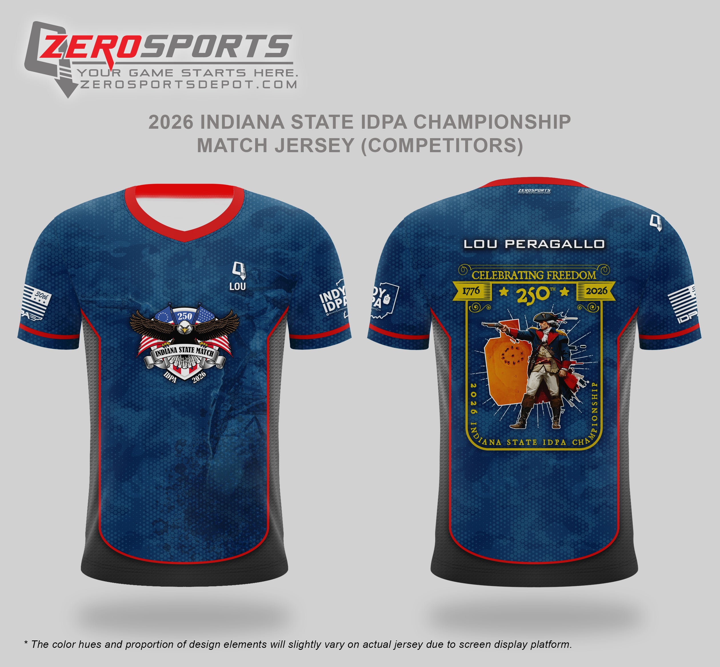 2026 Indiana State IDPA Championship Match Jersey (Past Match)
