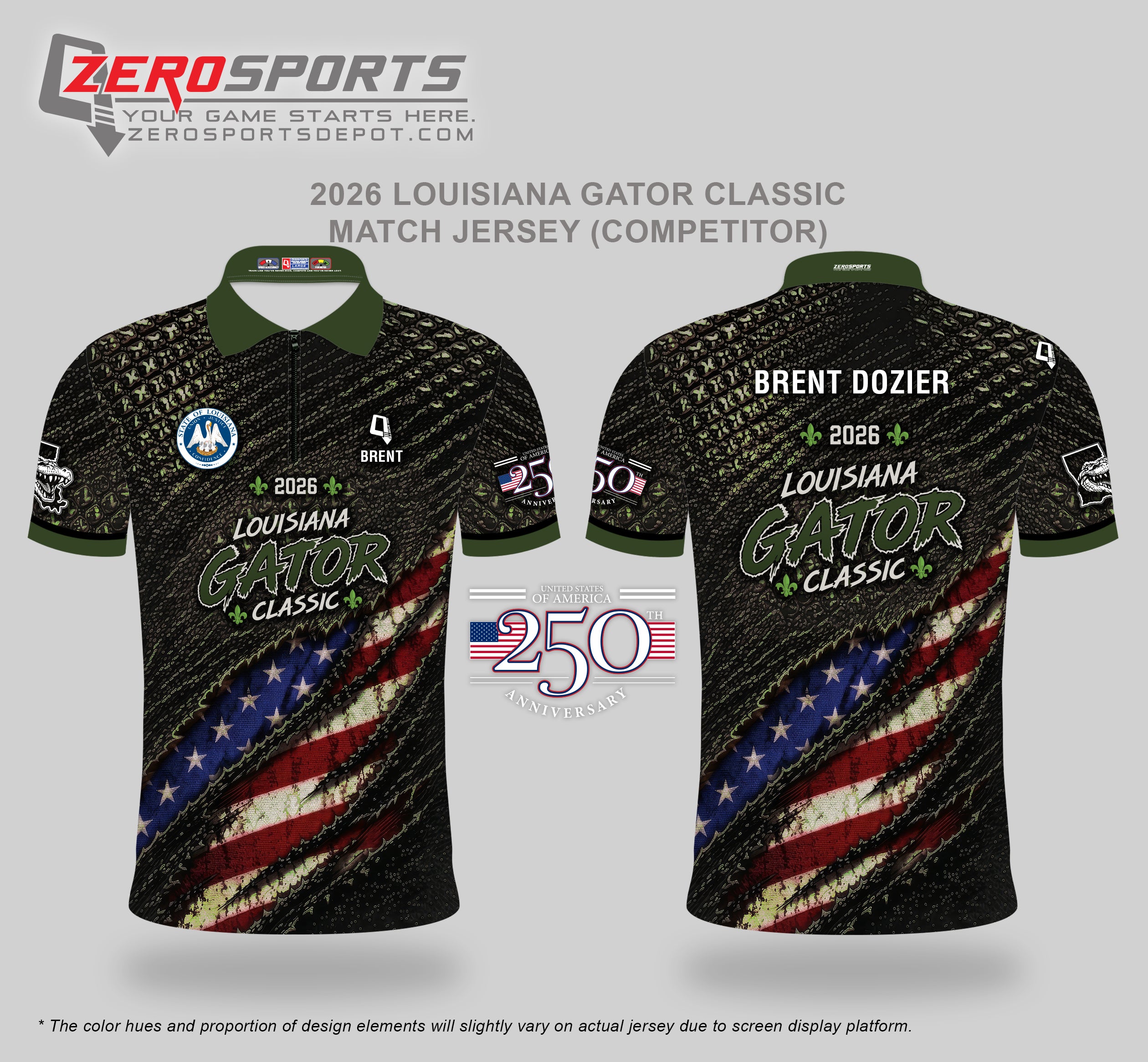 2026 Louisiana Gator Classic Match Jersey
