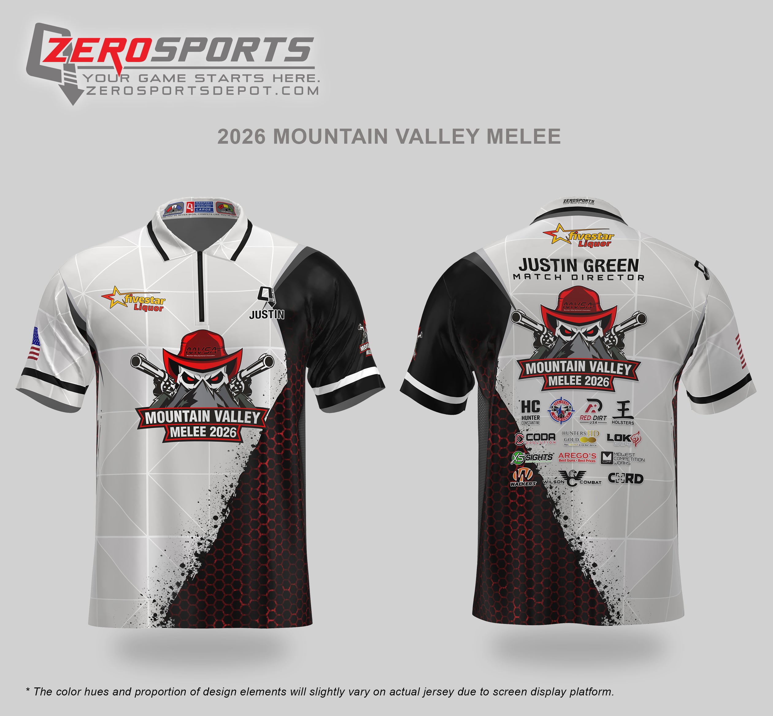2026 MVSA Mountain Valley Melee Regional Match Staff Jerseys Project Bundle (41pcs)