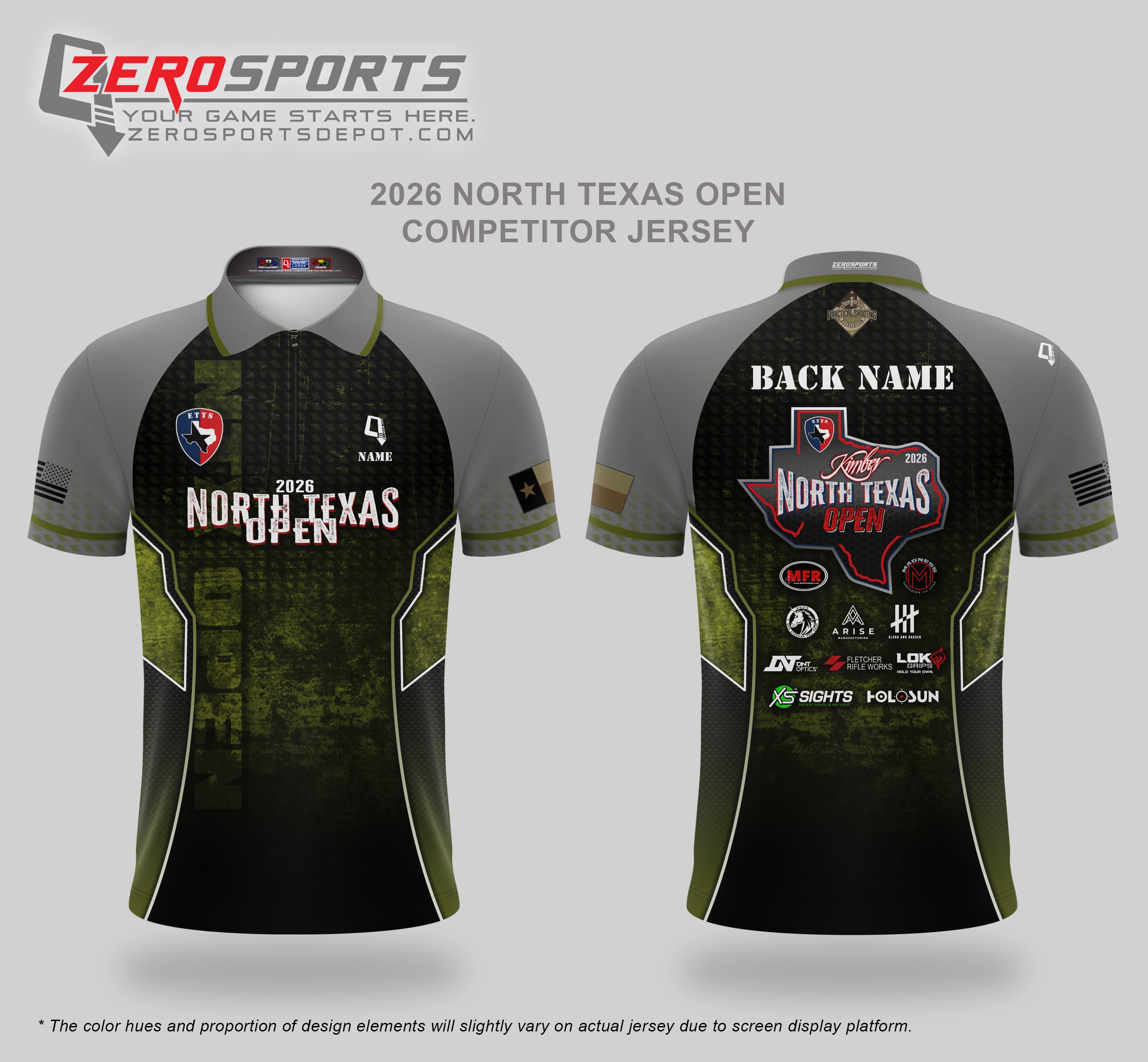 Kimber 2026 North Texas Open Match Jersey