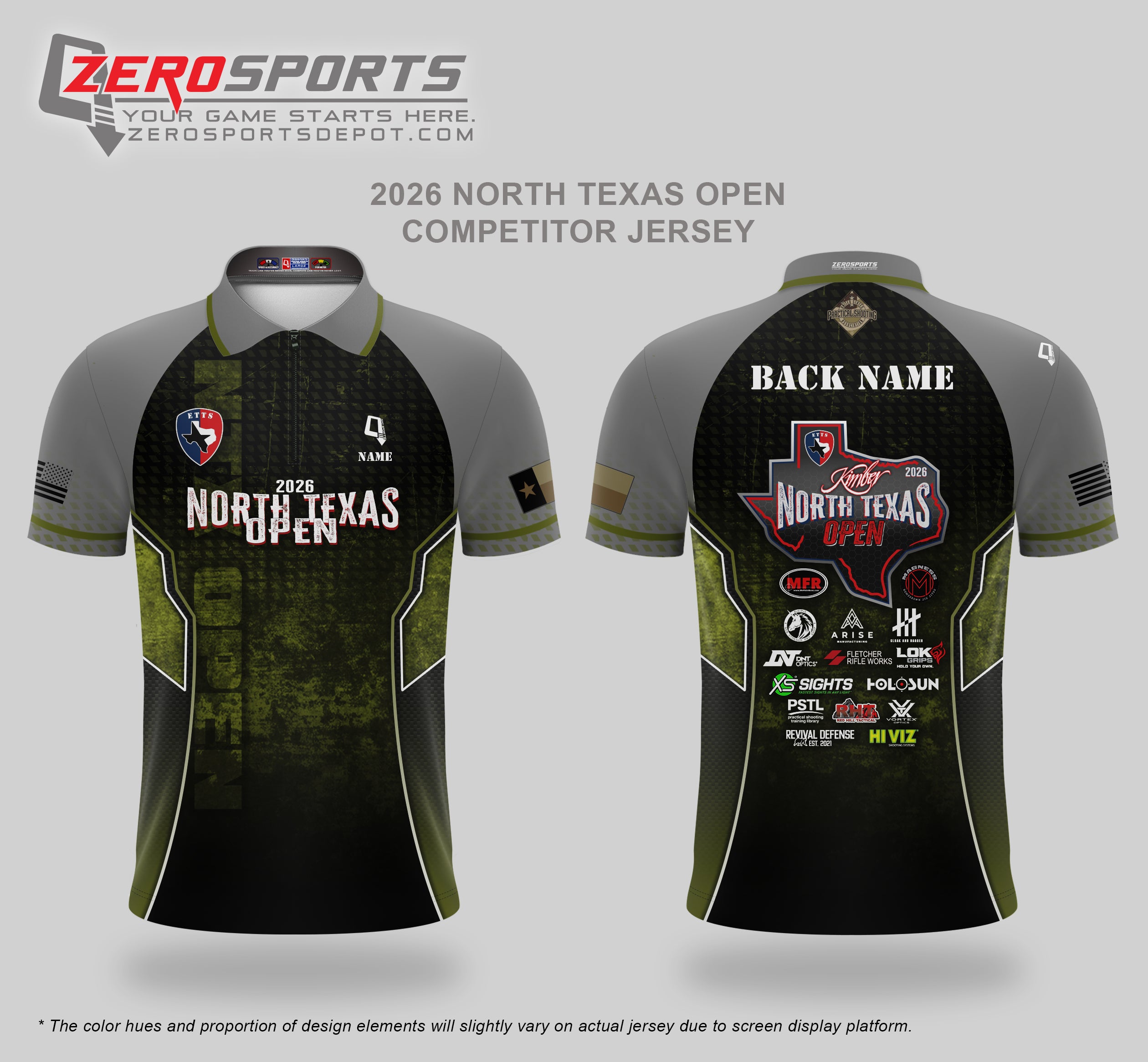 Kimber 2026 North Texas Open Match Jersey